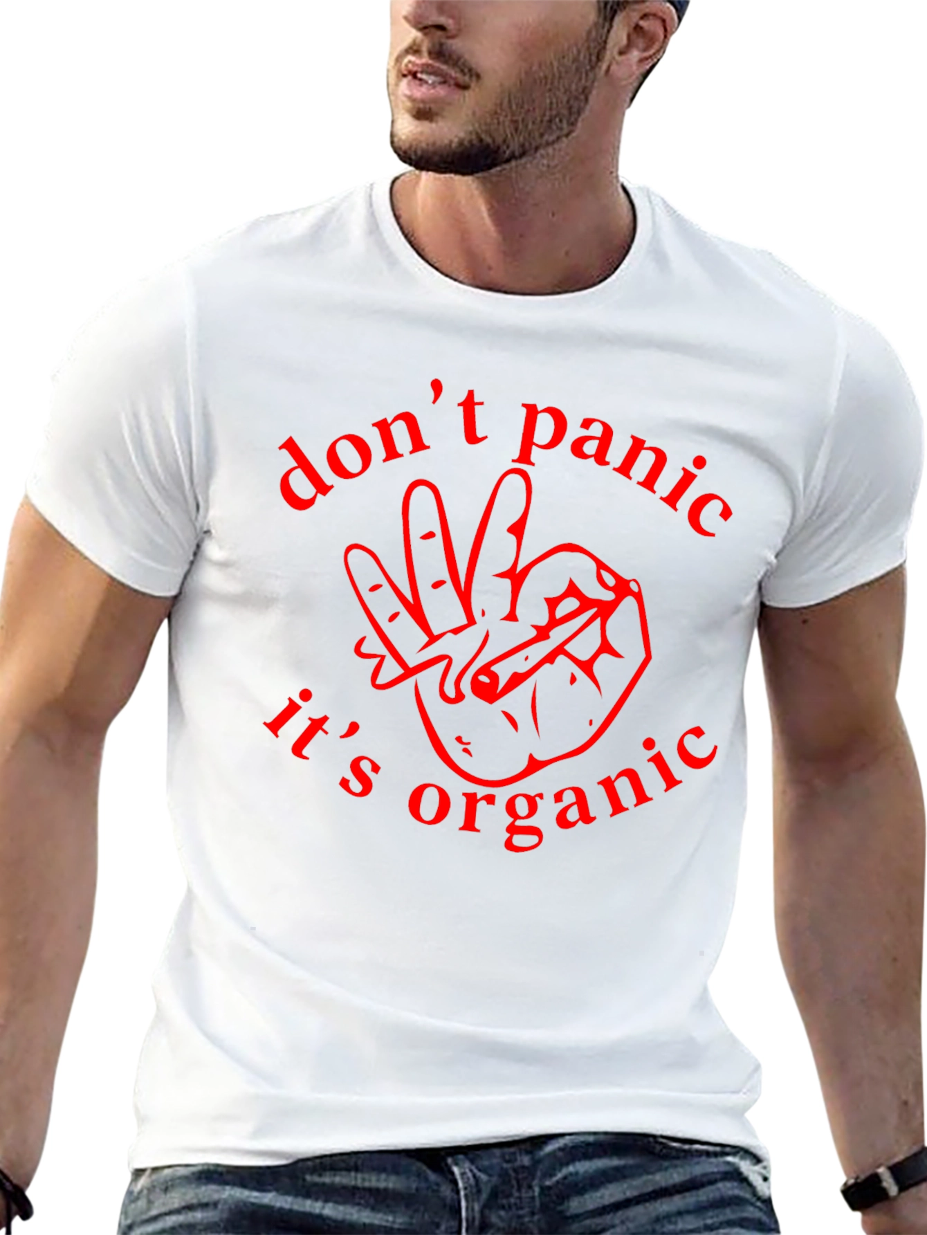 Dont Panic Its Organic Graphic T-Shirt