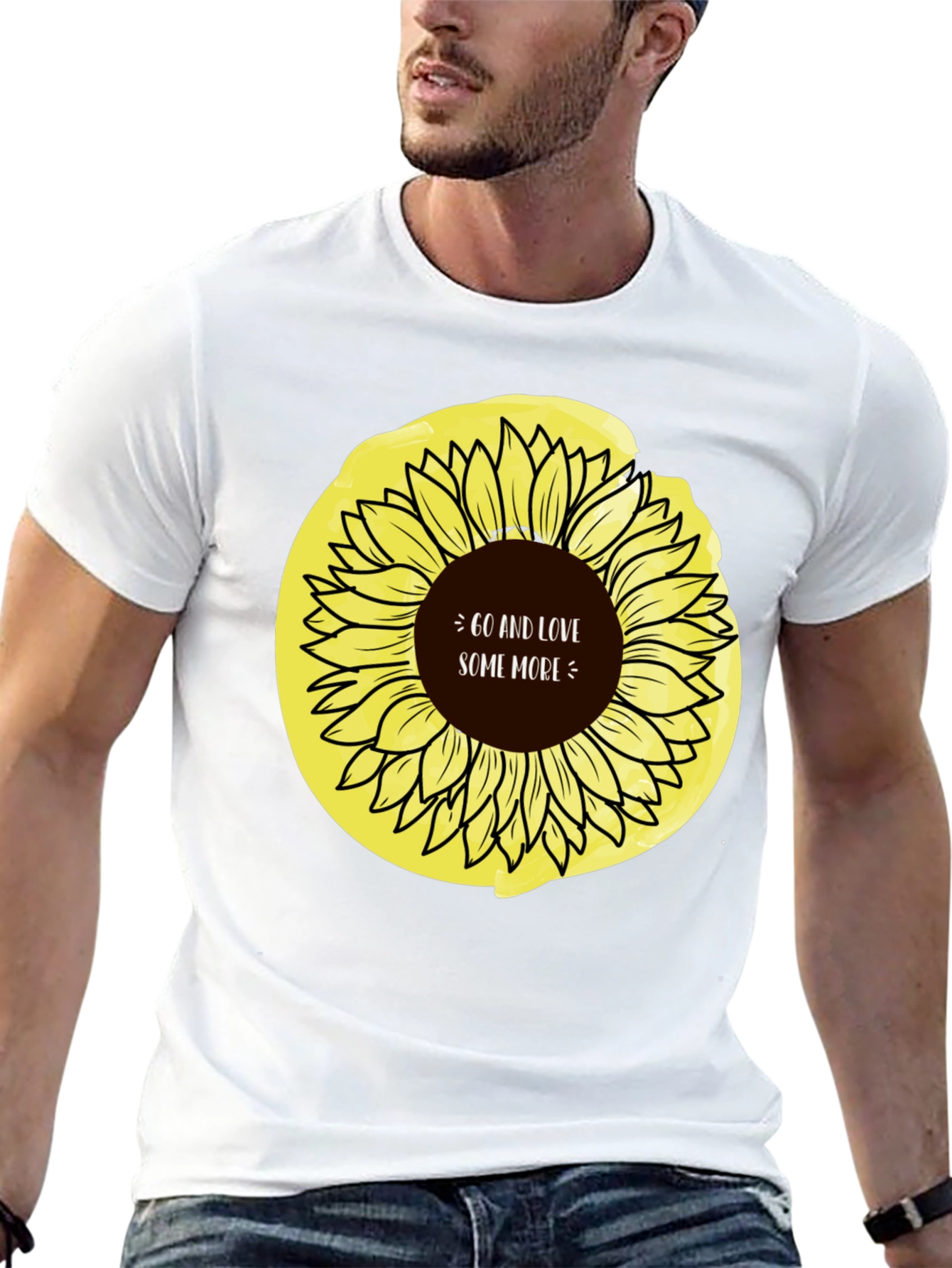 Go and Love Some More Sunflower Graphic Tee