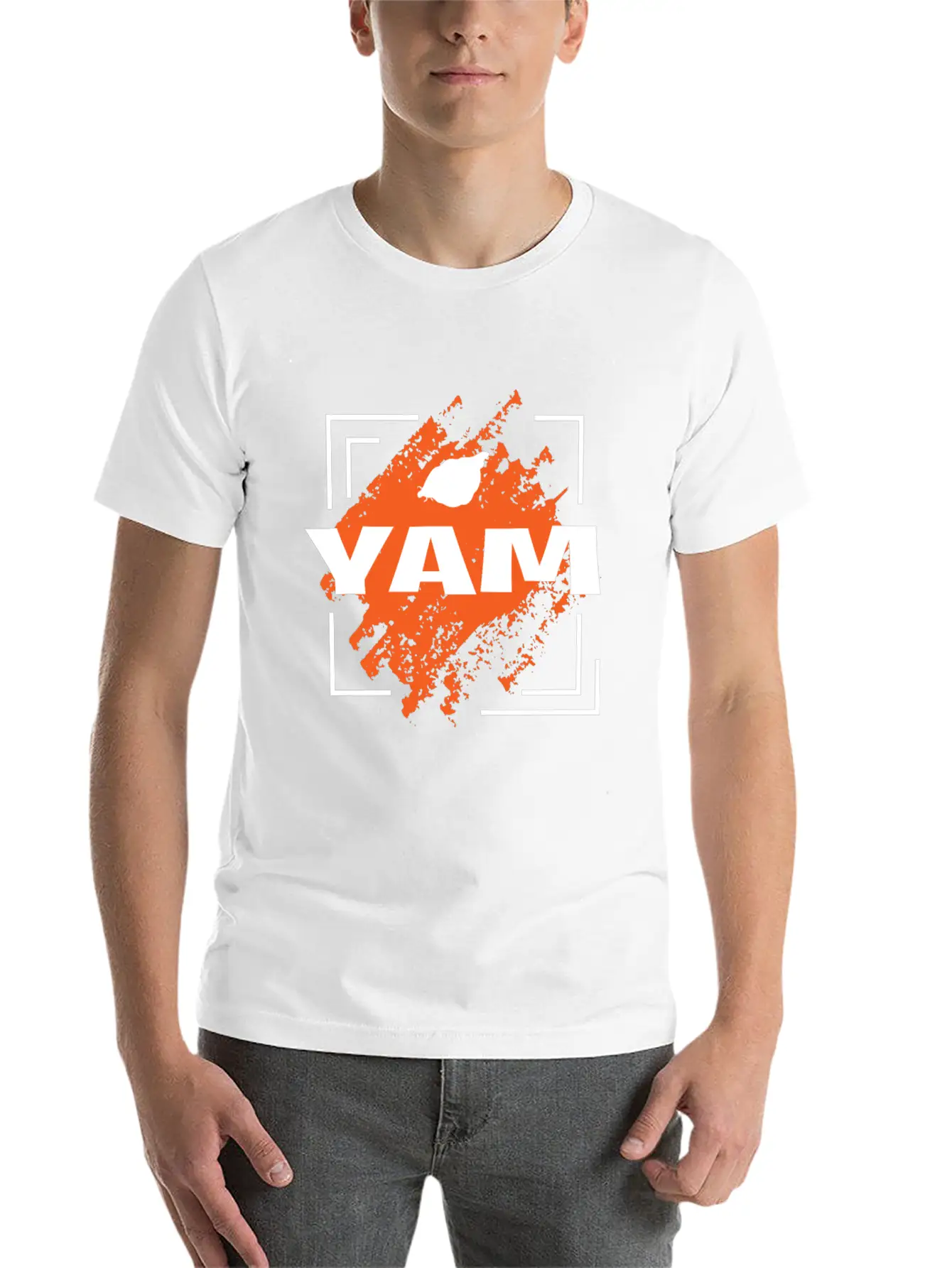 Yam Awesome Design Stylish Everyday T-Shirt – Unisex Basic Cotton Tee