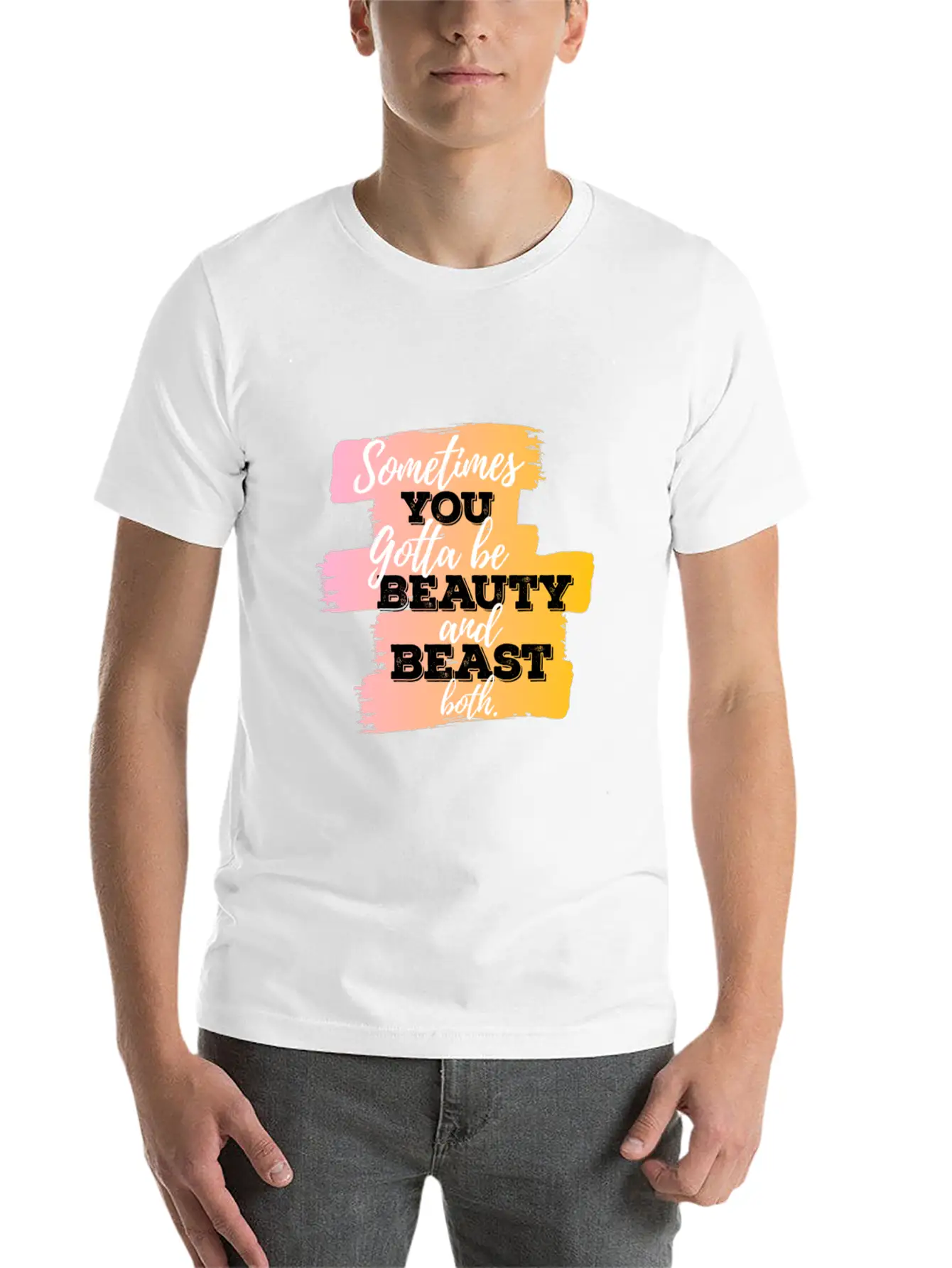 You Gotta Be Beauty! Timeless Short Sleeve Tee – Comfy And Minimalist Design