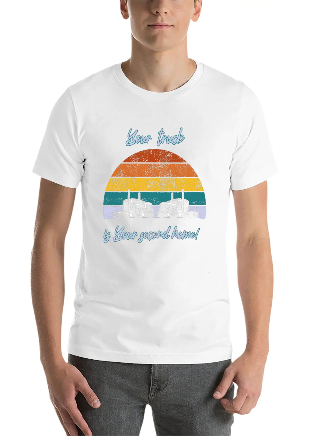 Your Truck Is Your Second Home! Stylish Everyday T-Shirt – Unisex Basic Cotton Tee