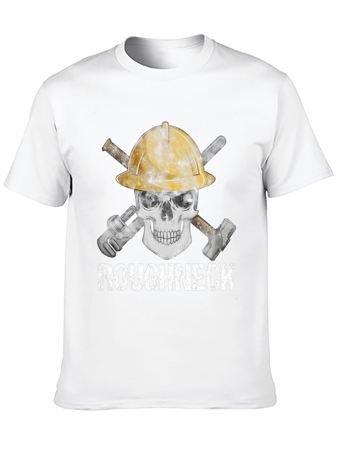 Roughneck Skull T-Shirt - Oilfield Worker Graphic Tee