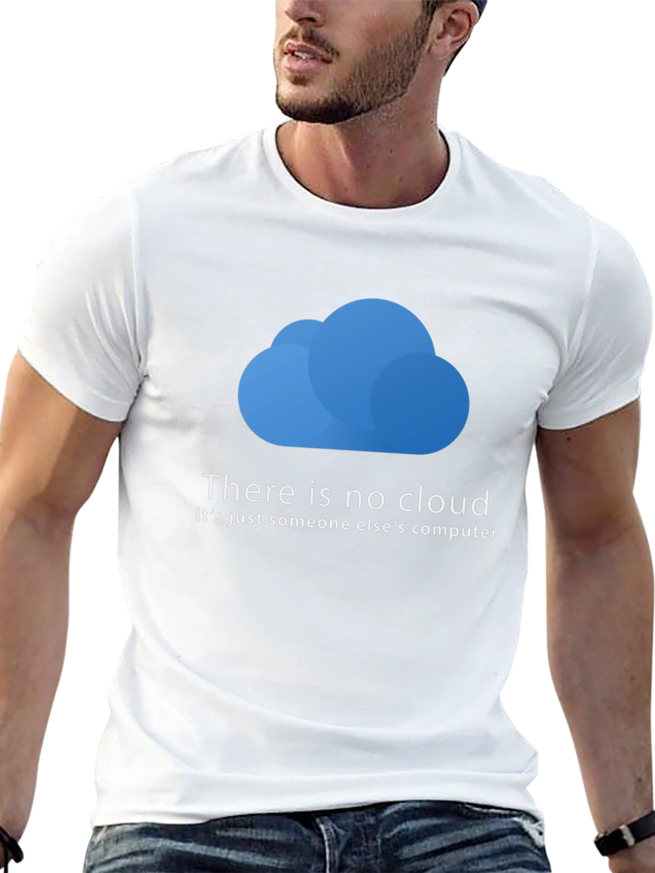 Funny IT Cloud T-Shirt - There is No Cloud