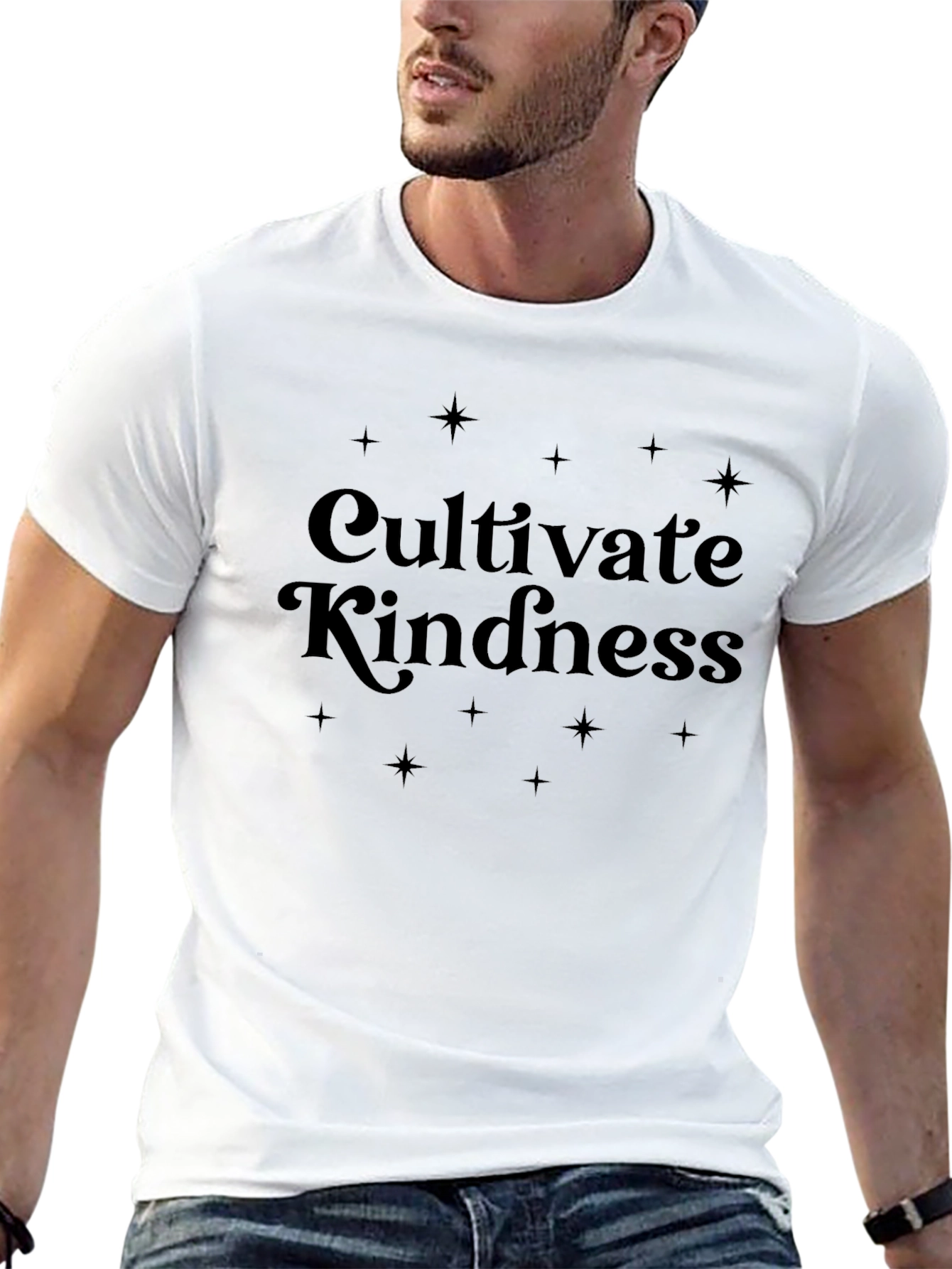 Cultivate Kindness Black Graphic Tee