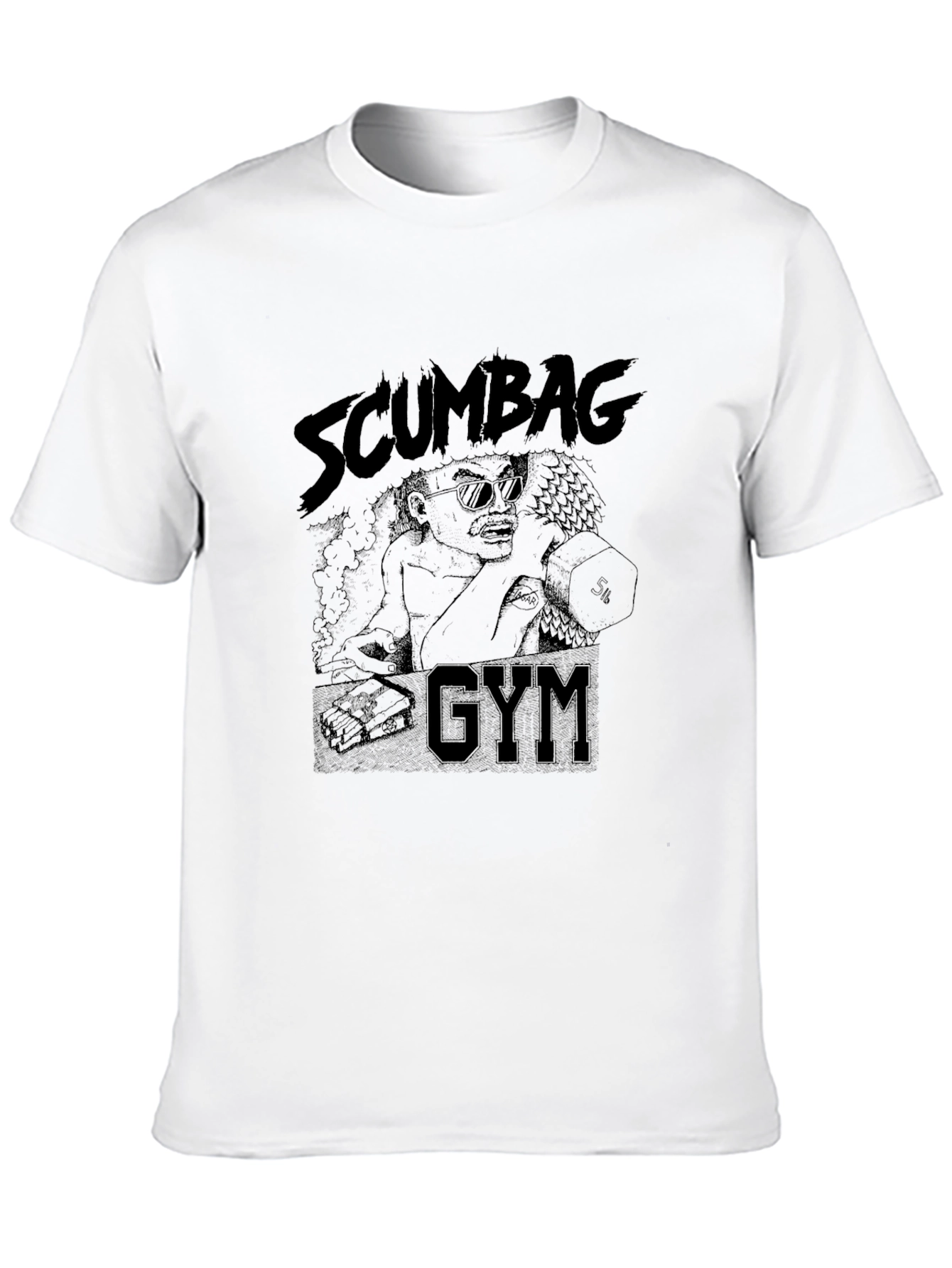 Scumbag Gym T-Shirt - Black Graphic Tee