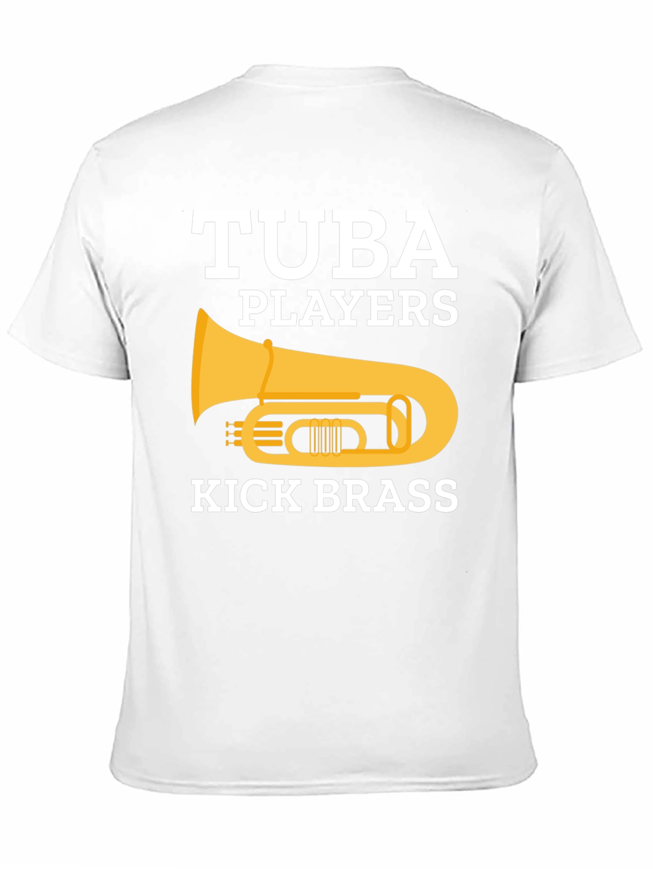 Tuba Players Kick Brass Graphic T-Shirt