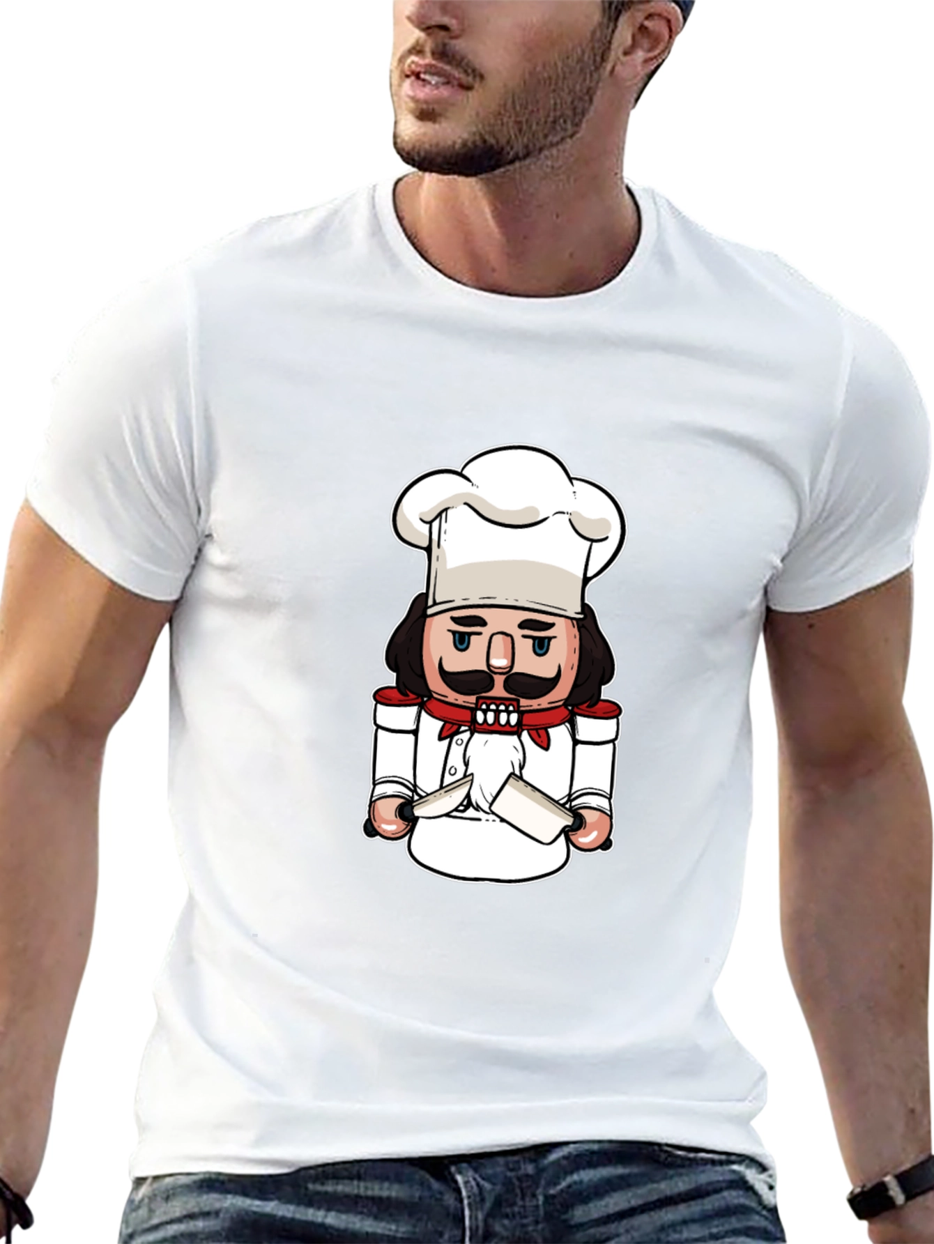 Chef Nutcracker T-Shirt - Culinary Christmas Tee