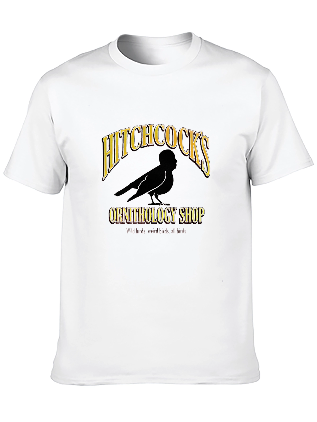 Hitchcocks Ornithology Shop Black T-Shirt
