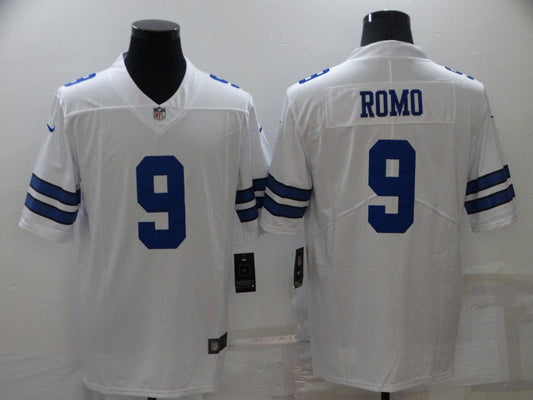 Men's Dallas Cowboys Tony Romo #9 White Game Jerseys