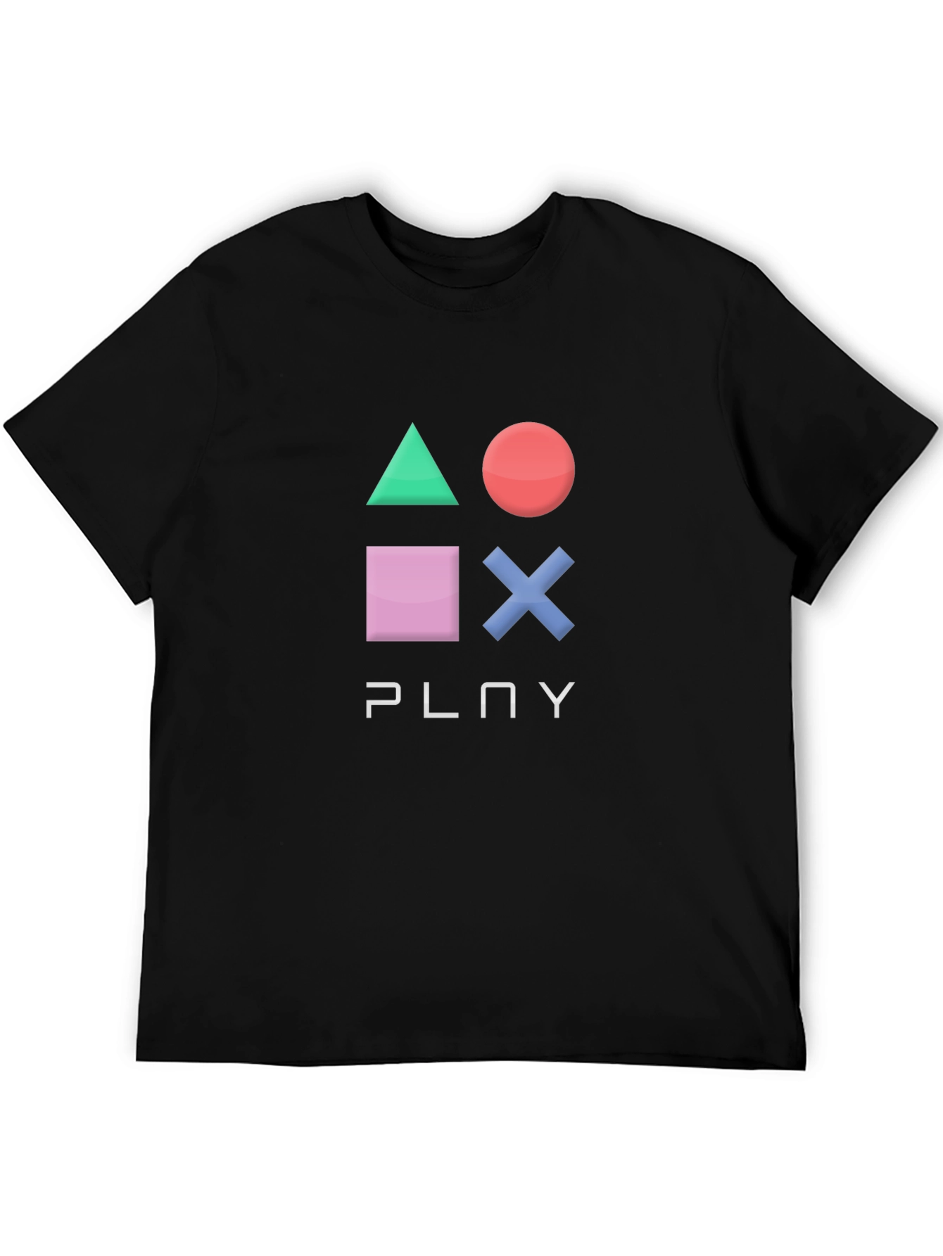 Gaming T-Shirt: Playstation Symbols Graphic Tee
