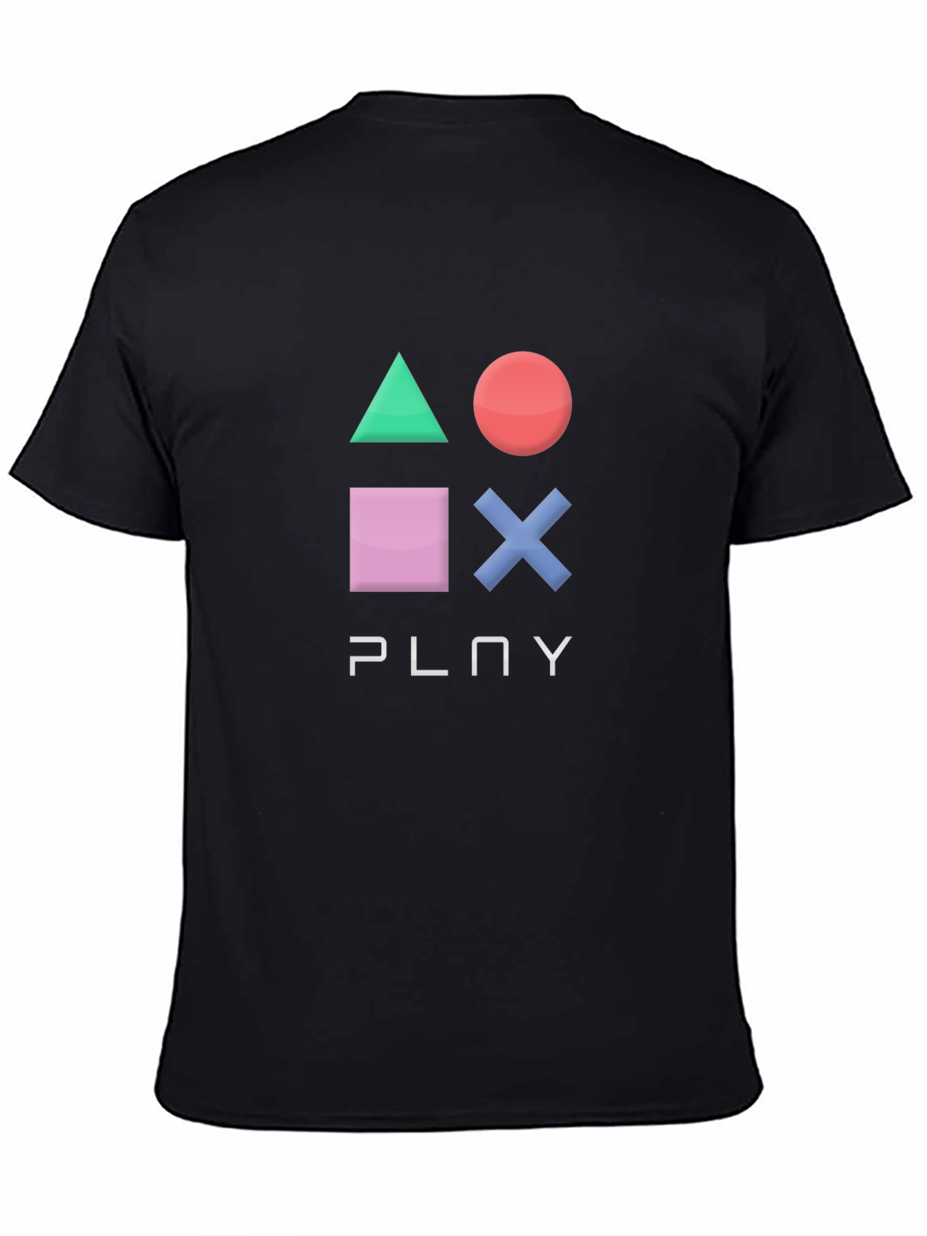 Gaming T-Shirt: Playstation Symbols Graphic Tee