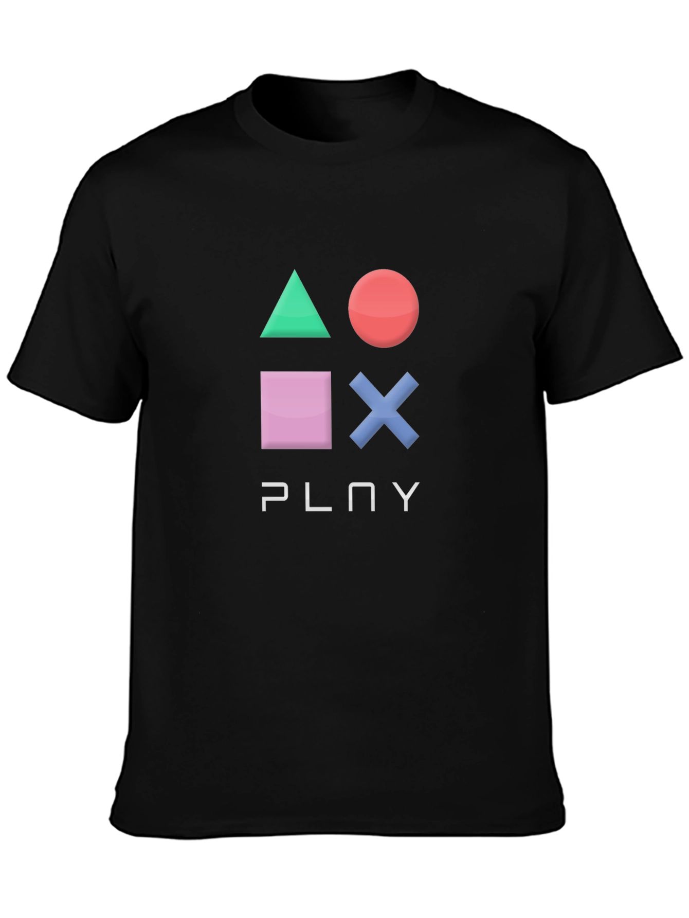 Gaming T-Shirt: Playstation Symbols Graphic Tee
