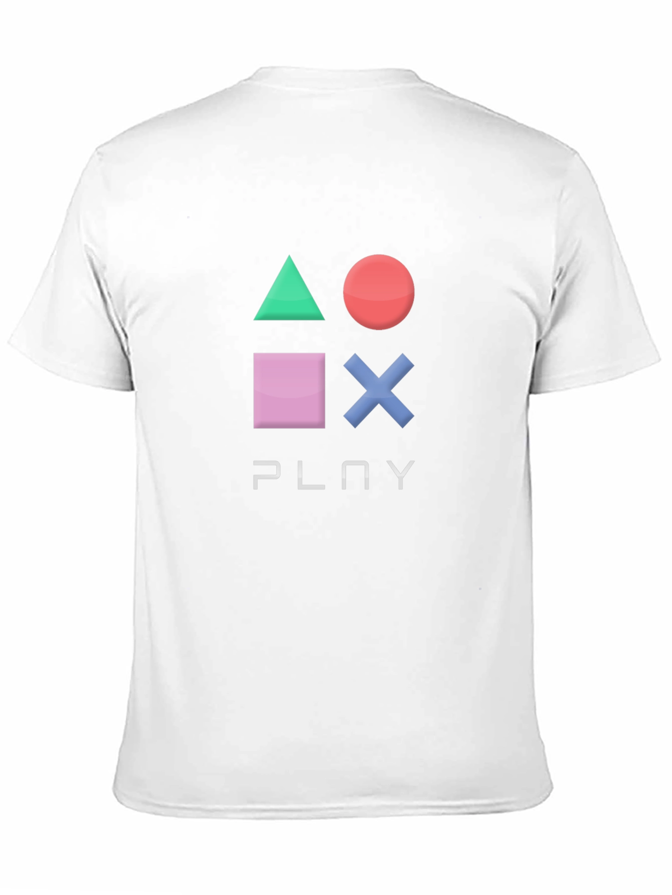 Gaming T-Shirt: Playstation Symbols Graphic Tee