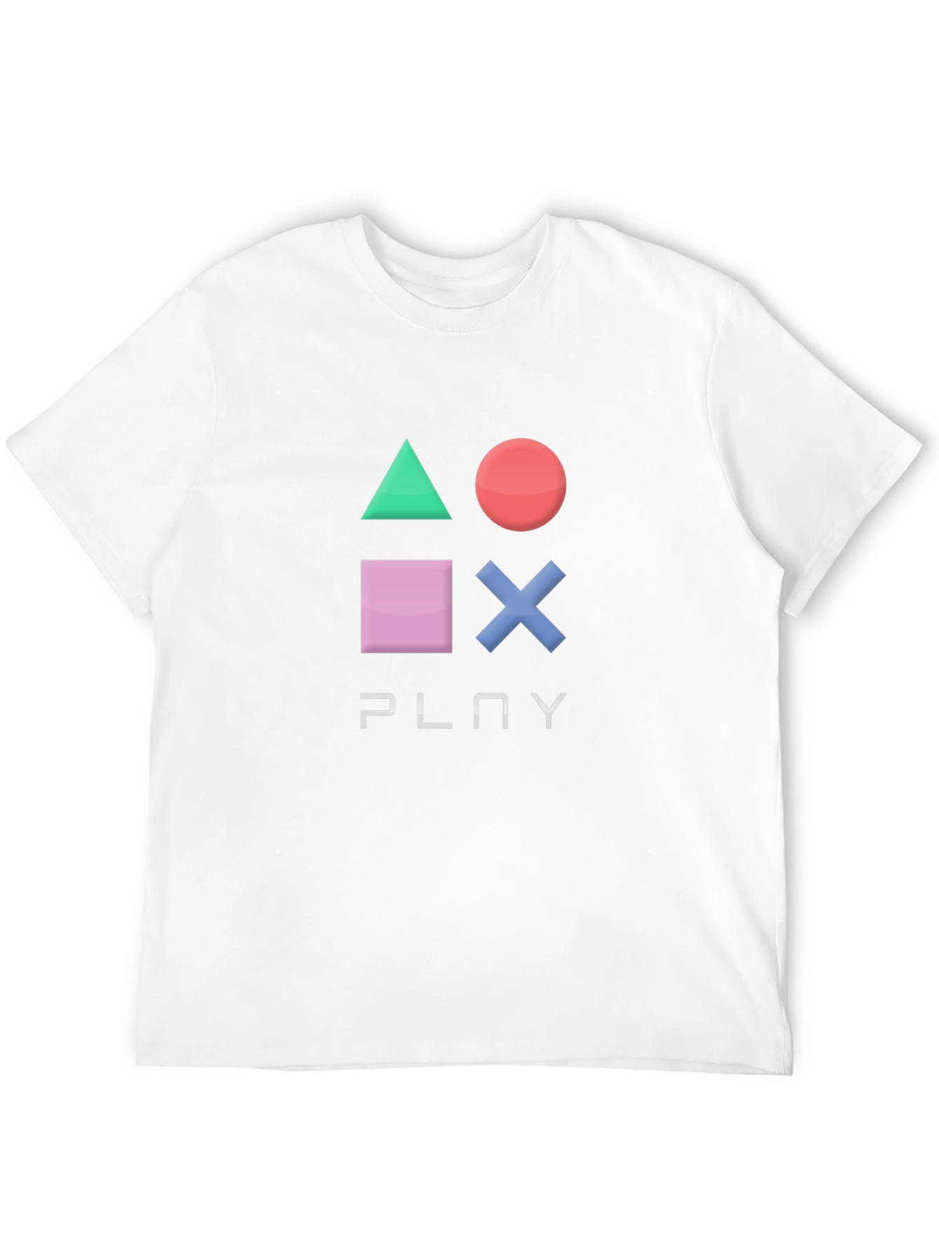 Gaming T-Shirt: Playstation Symbols Graphic Tee