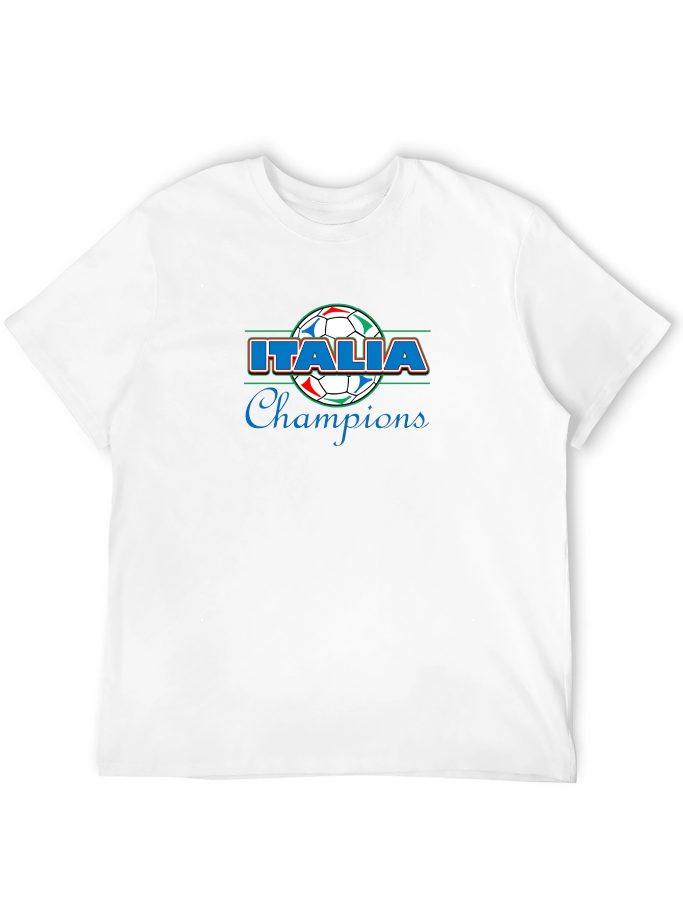 Italia Champions T-Shirt Soccer Italian Pride Tee