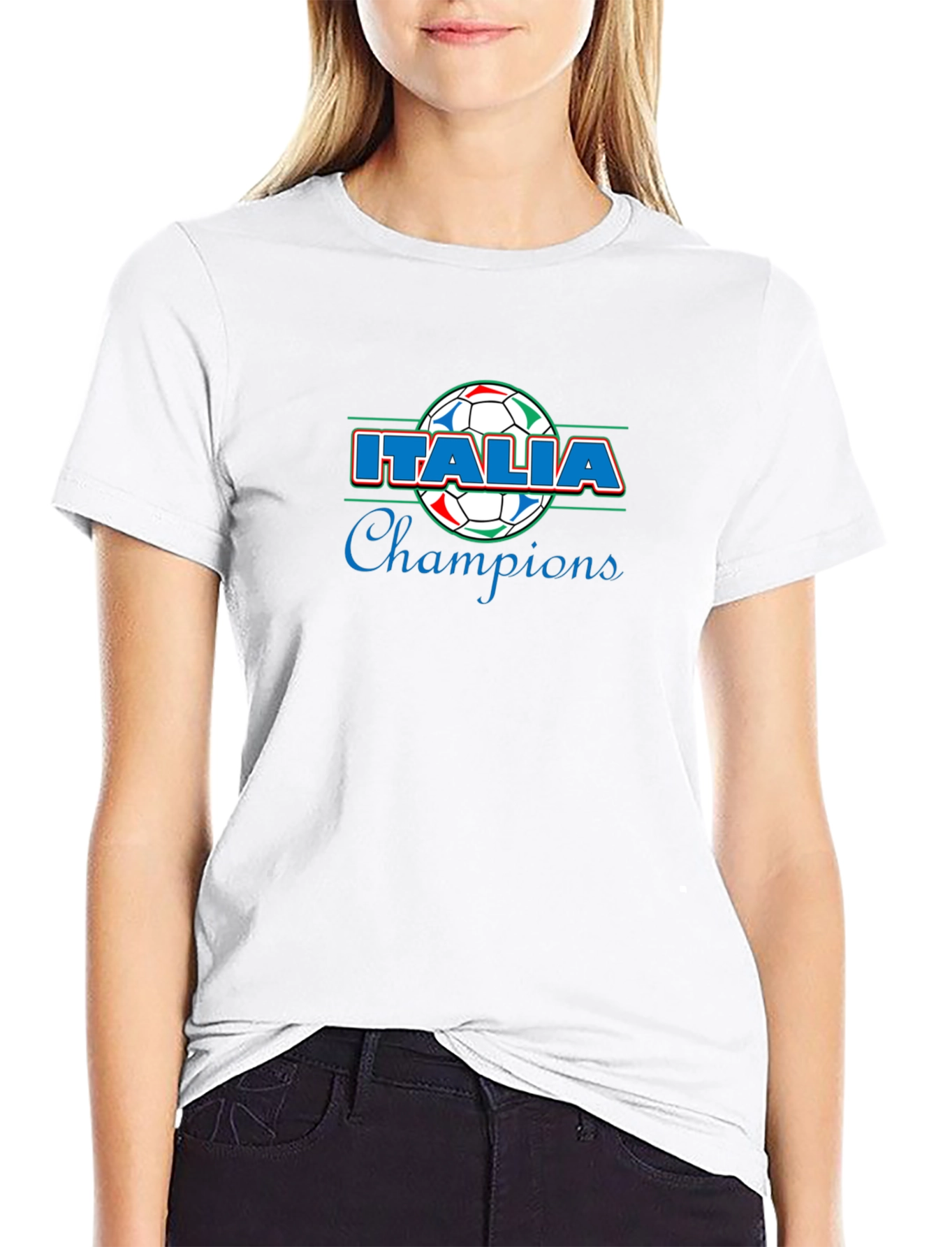 Italia Champions T-Shirt Soccer Italian Pride Tee