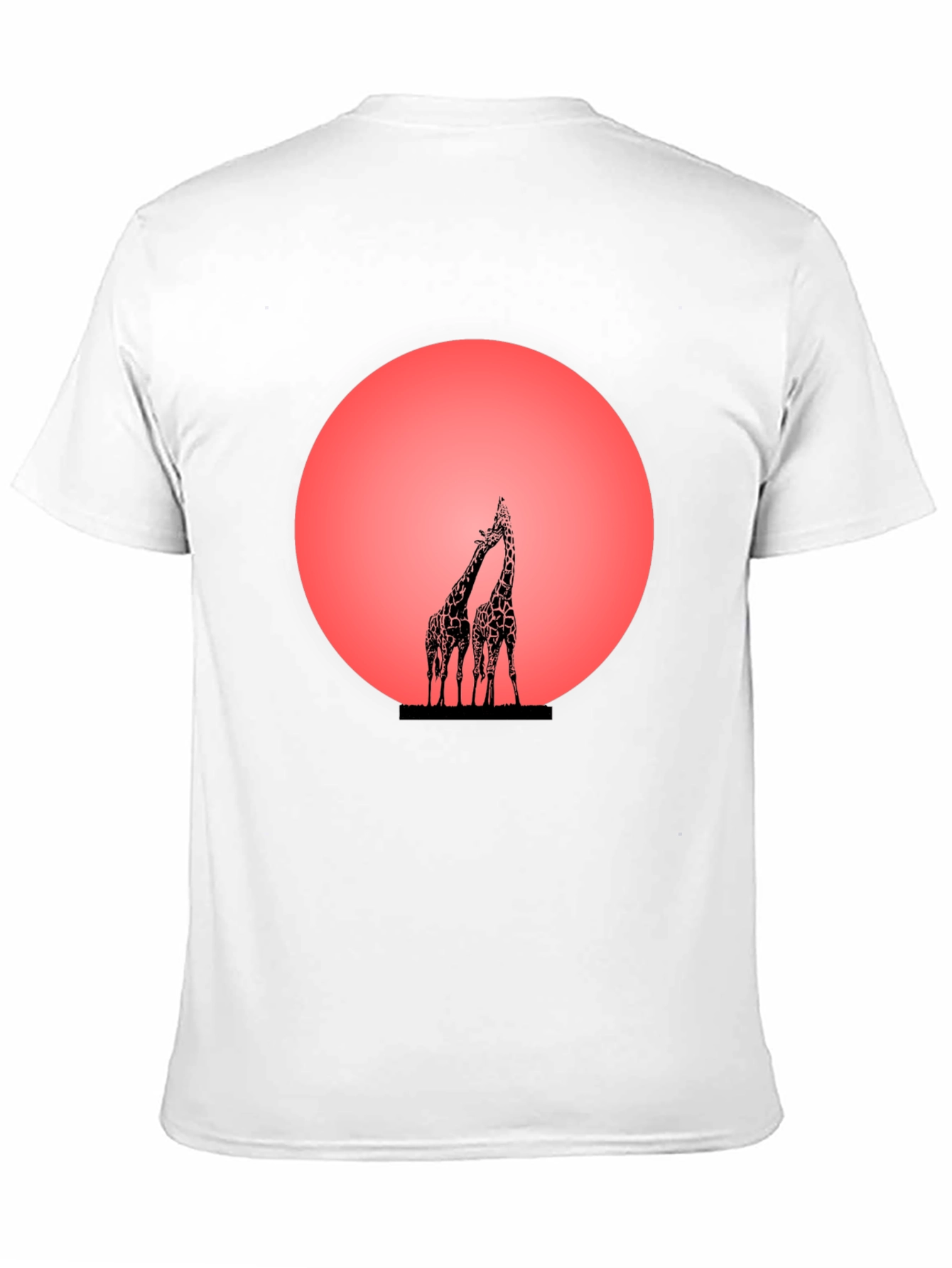 Giraffe Sunset Graphic Tee