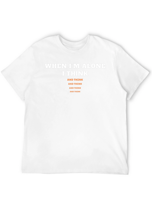Alone I Think Graphic Tee