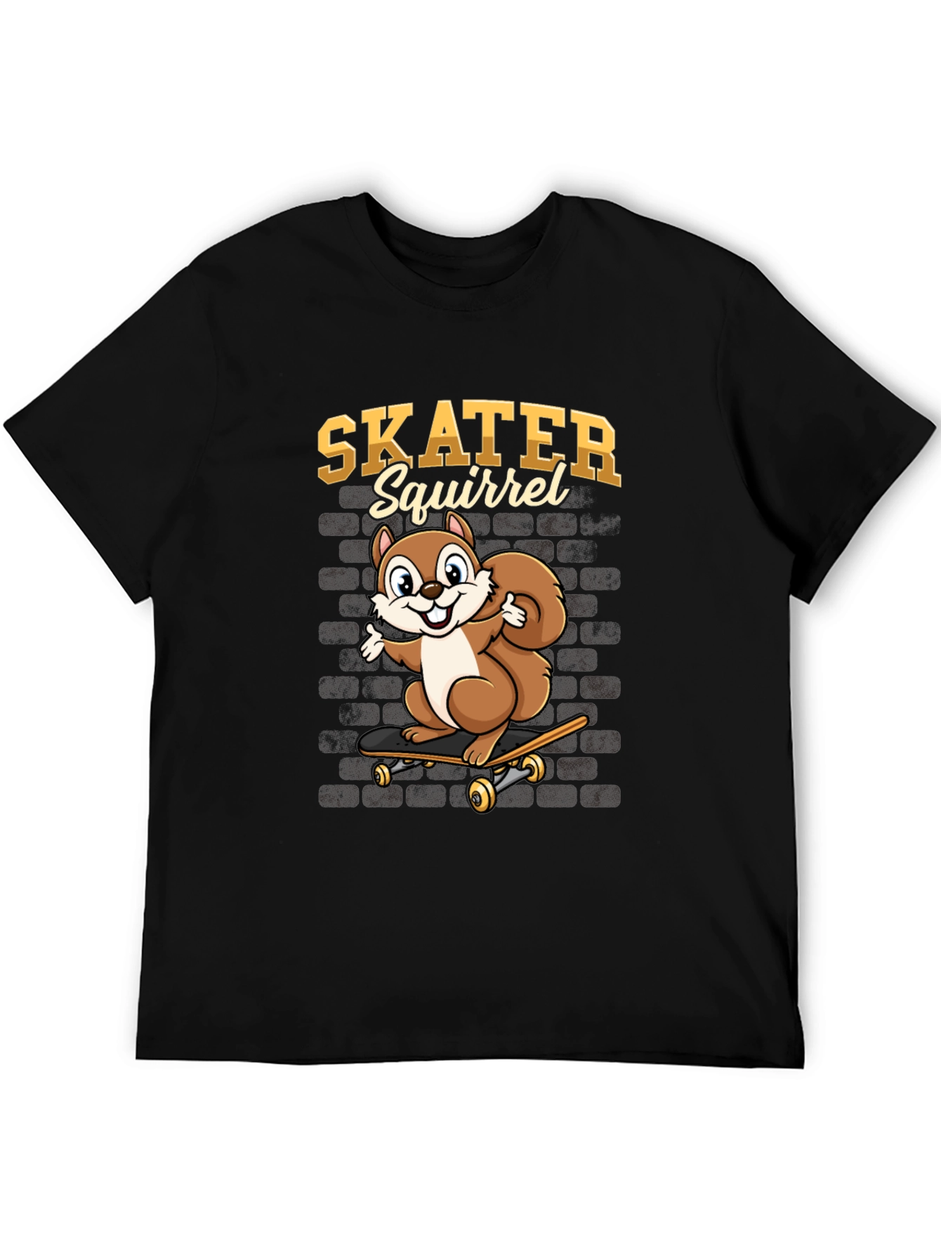 Skater Squirrel Graphic Tee