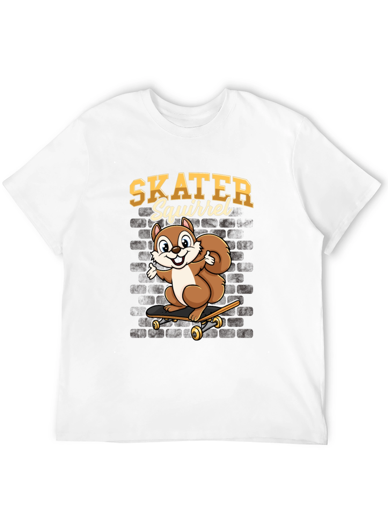 Skater Squirrel Graphic Tee