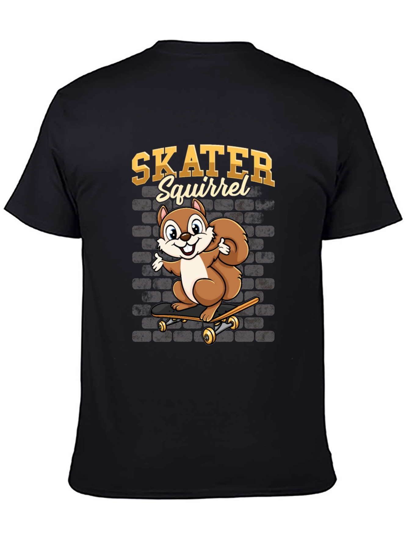 Skater Squirrel Graphic Tee