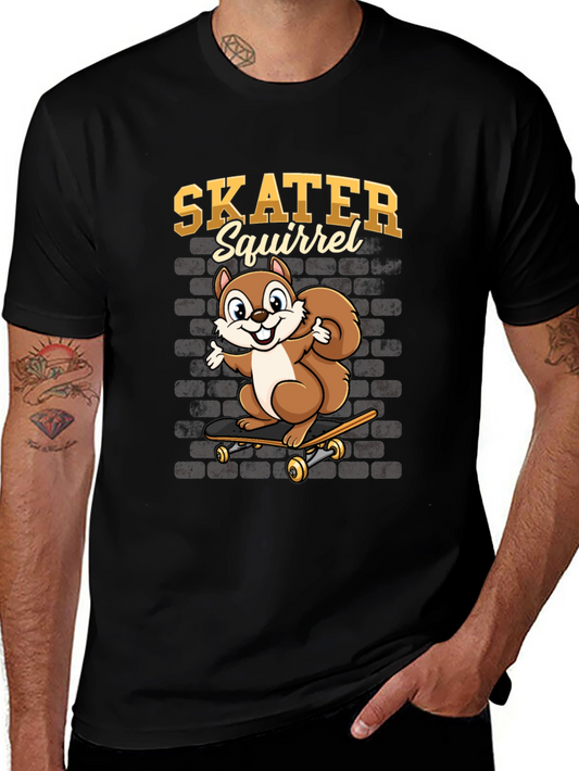 Skater Squirrel Graphic Tee