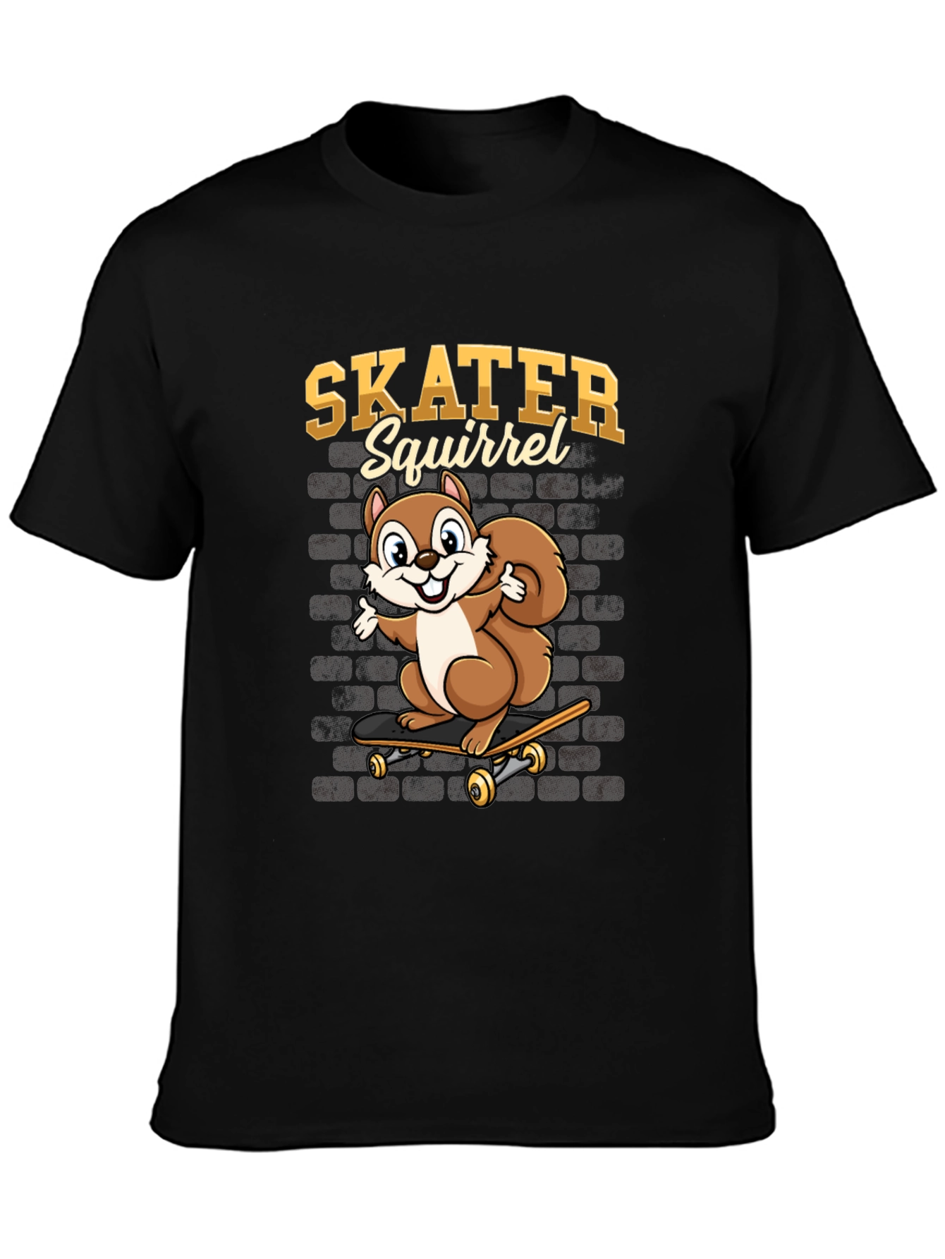 Skater Squirrel Graphic Tee