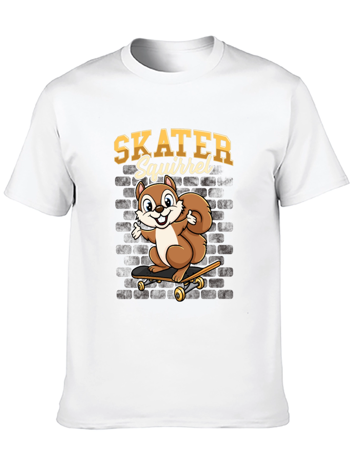 Skater Squirrel Graphic Tee