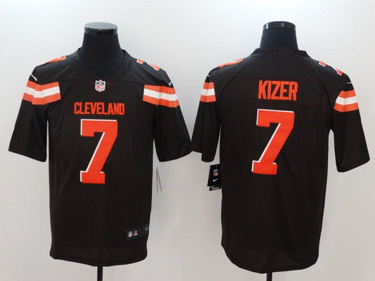 Men's Cleveland Browns DeShone Kizer #7 Brown Game Jerseys