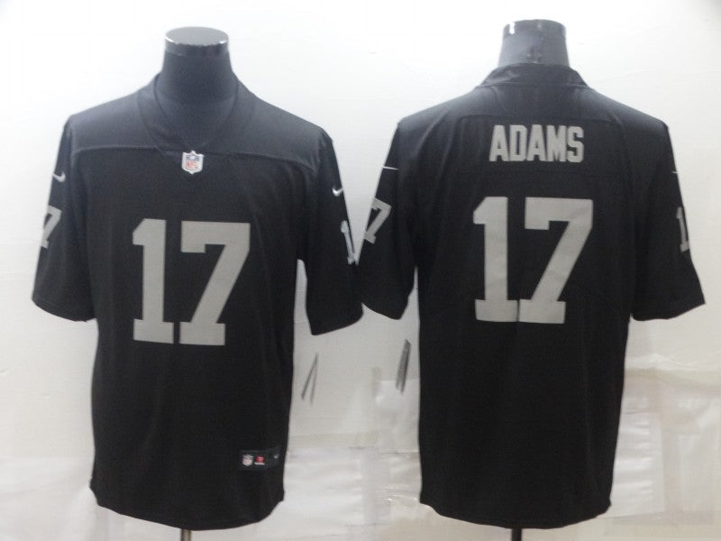 Men's Las Vegas Raiders #17 Davante Adams Black Game Jerseys Stitched American Football Jerseys