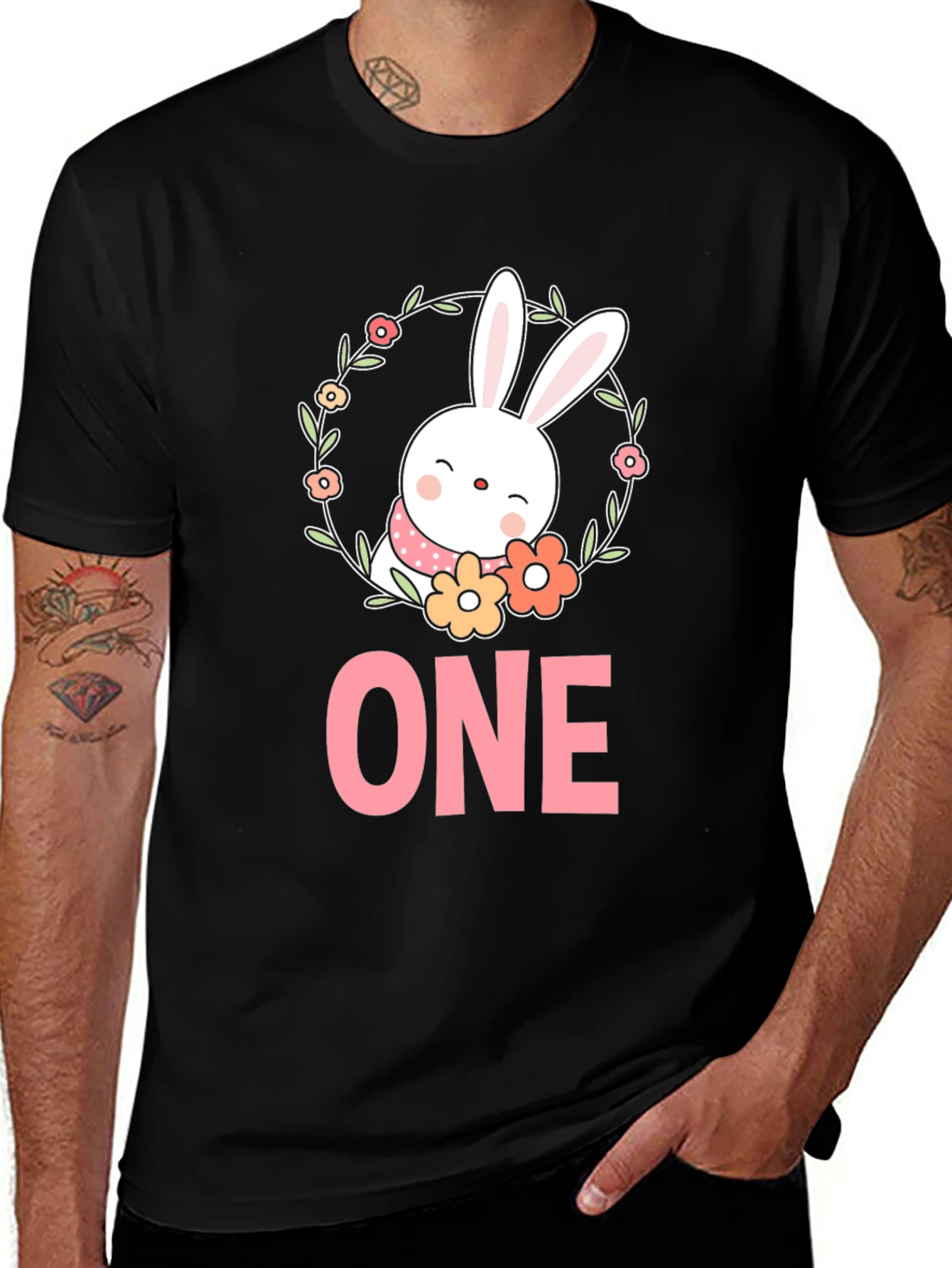 Bunny ONE - Babys First Birthday T-Shirt