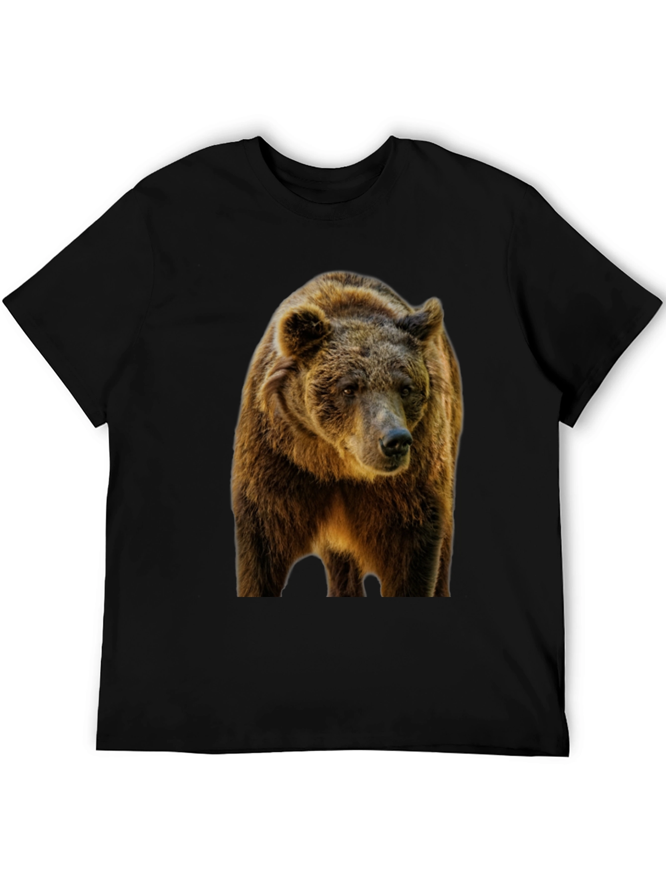 Bear Graphic Black T-Shirt