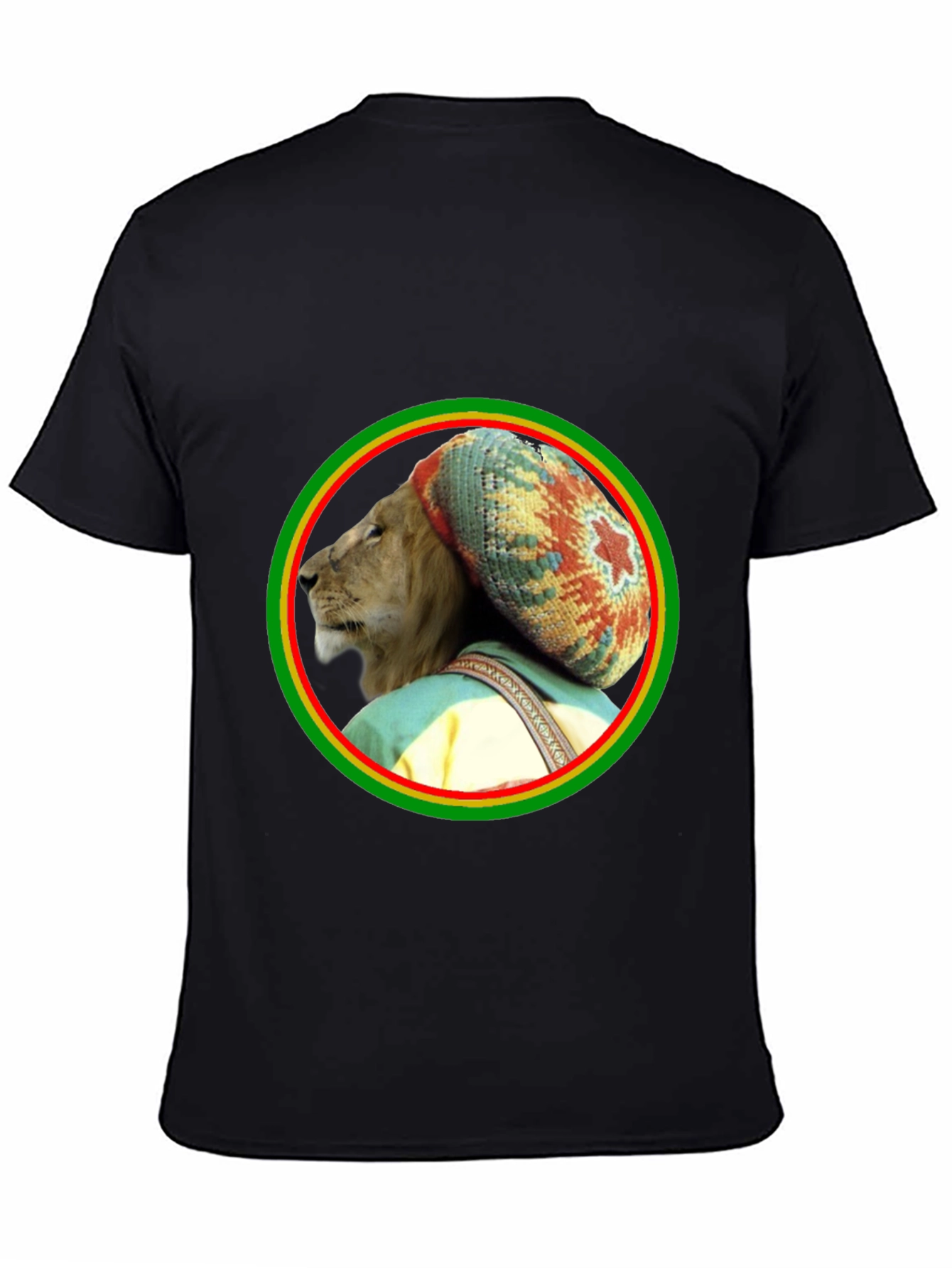 Rasta Lion Graphic Tee - Reggae Vibes