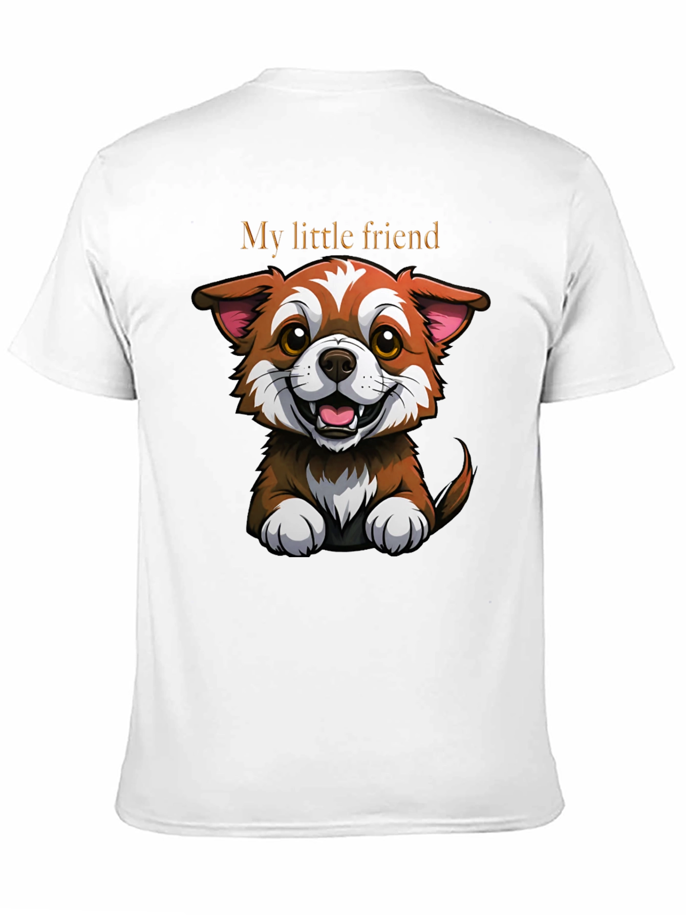Cute Dog Graphic Tee - My Little Friend