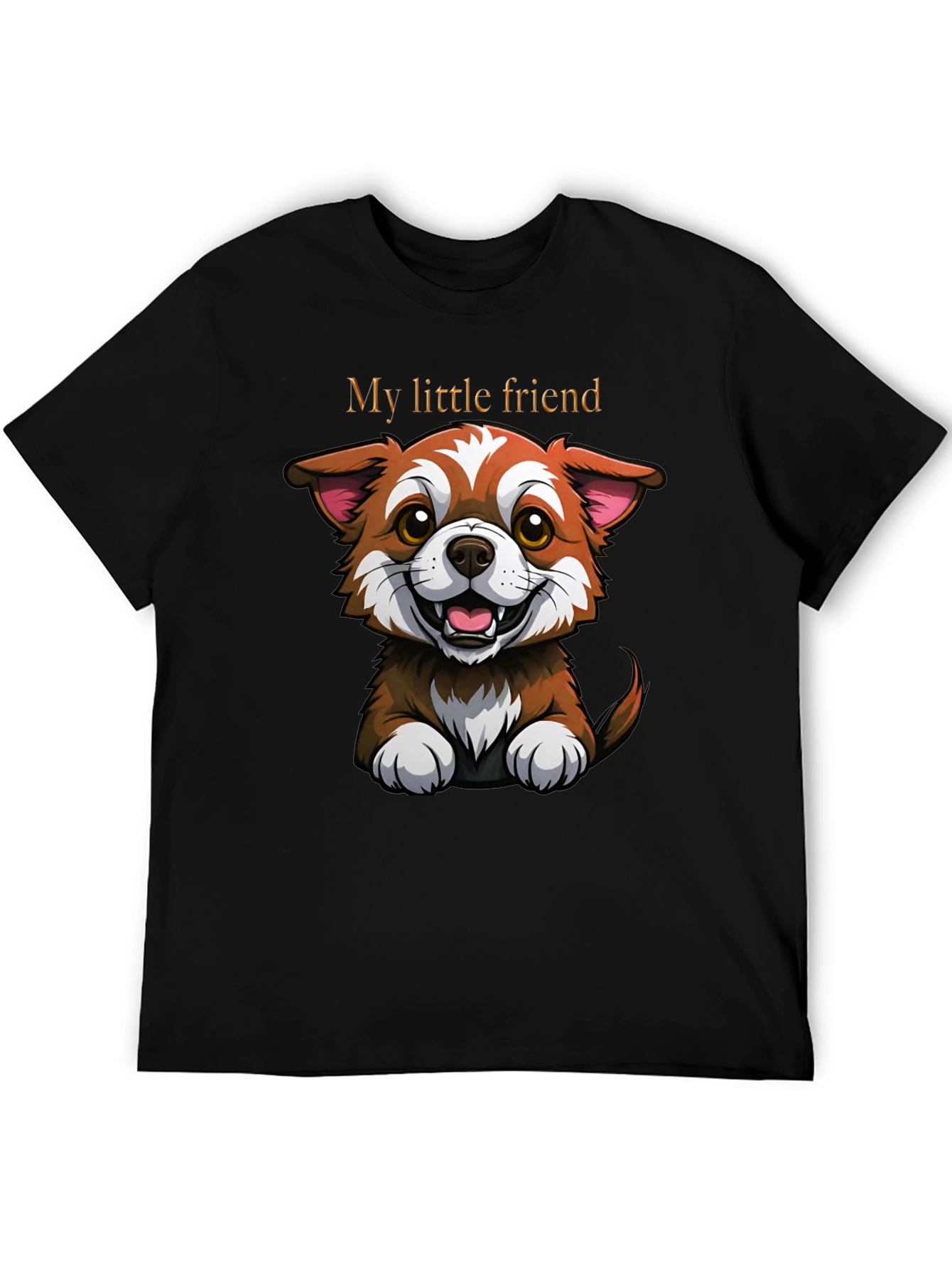 Cute Dog Graphic Tee - My Little Friend