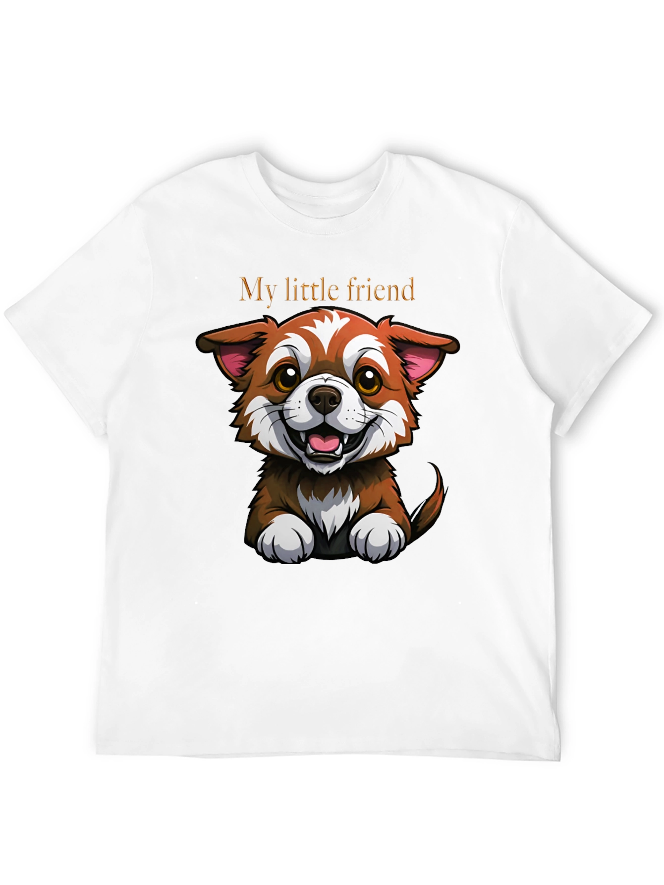 Cute Dog Graphic Tee - My Little Friend