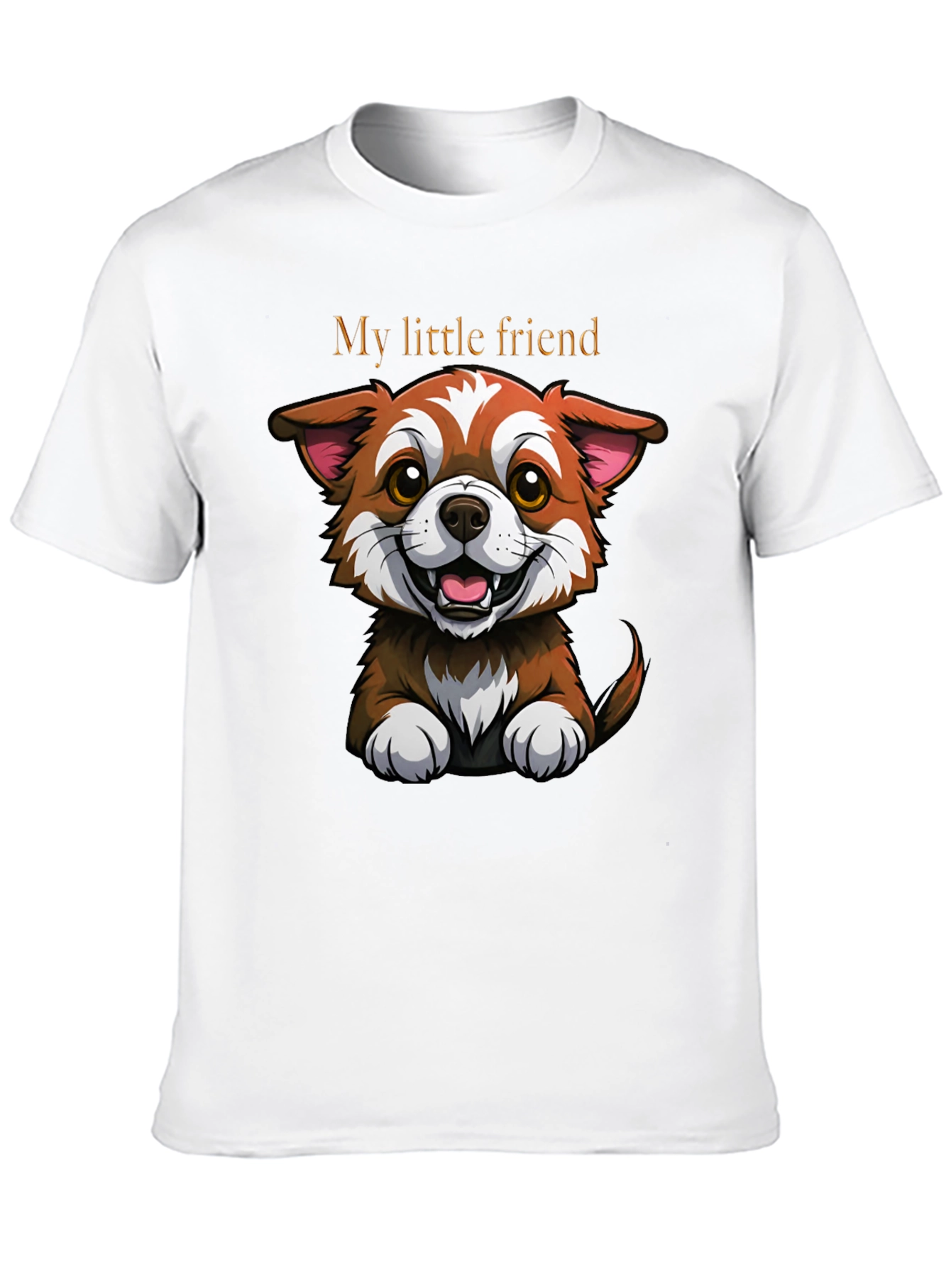 Cute Dog Graphic Tee - My Little Friend
