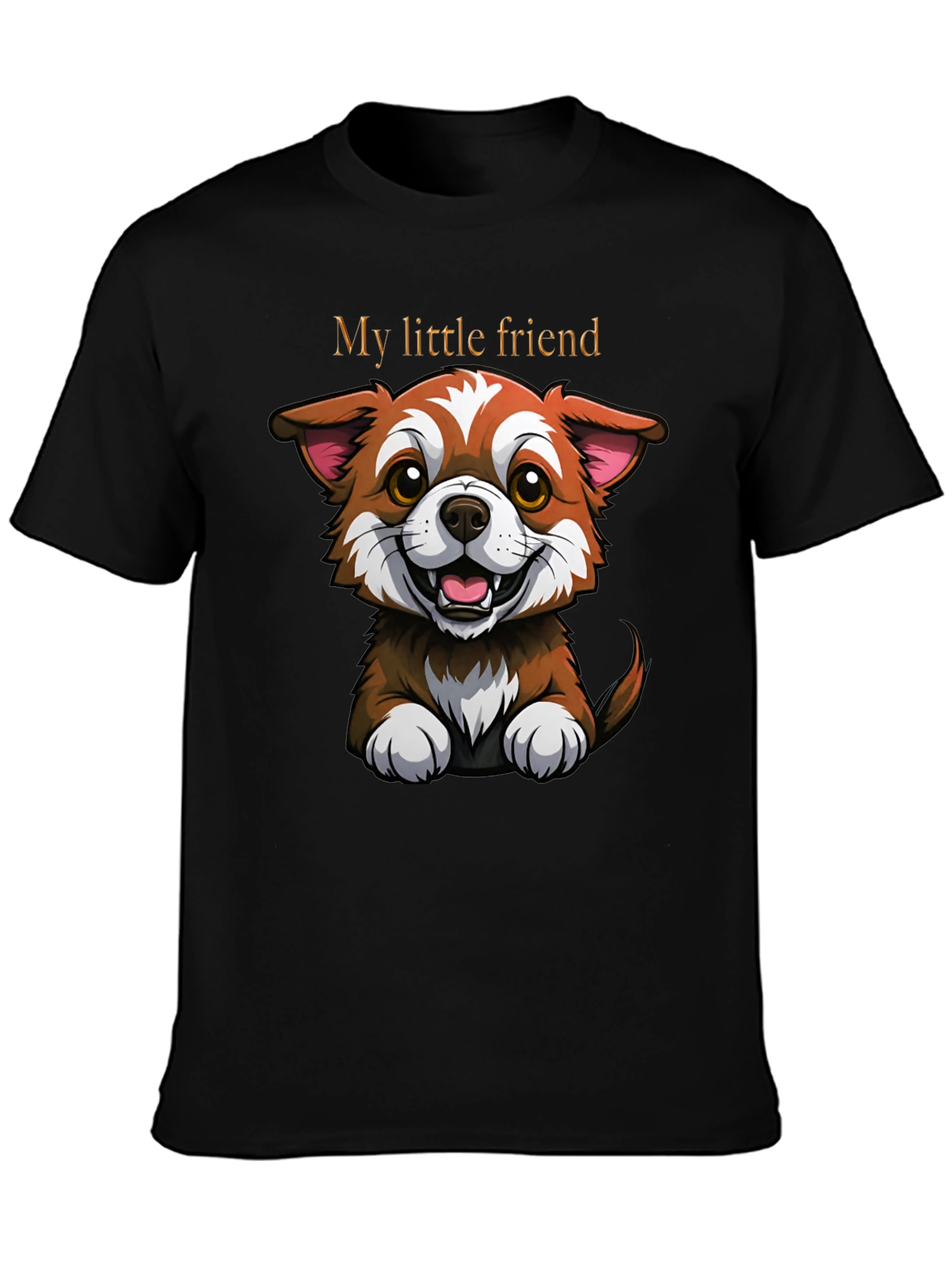 Cute Dog Graphic Tee - My Little Friend