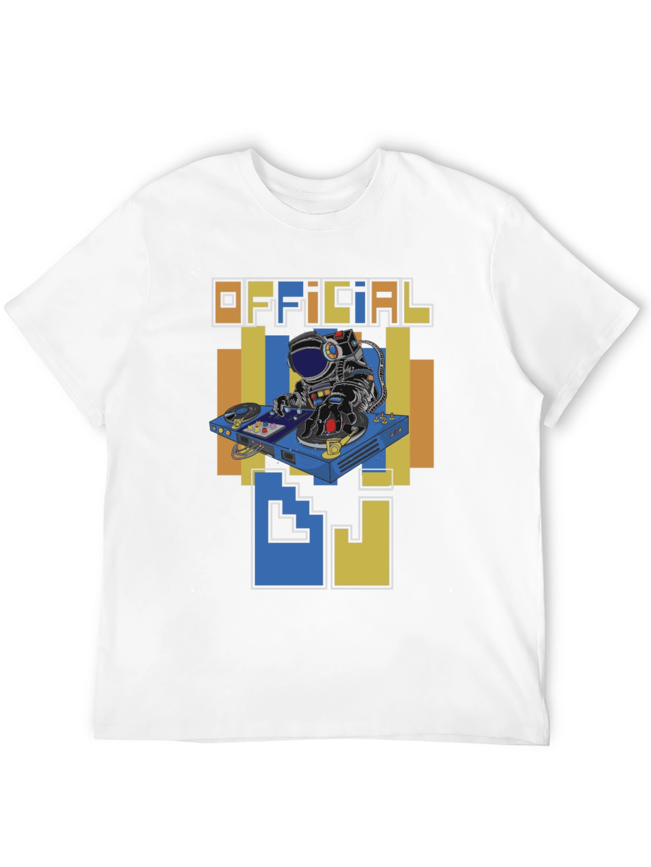 Official DJ Astronaut Graphic T-Shirt - Space Music Fan