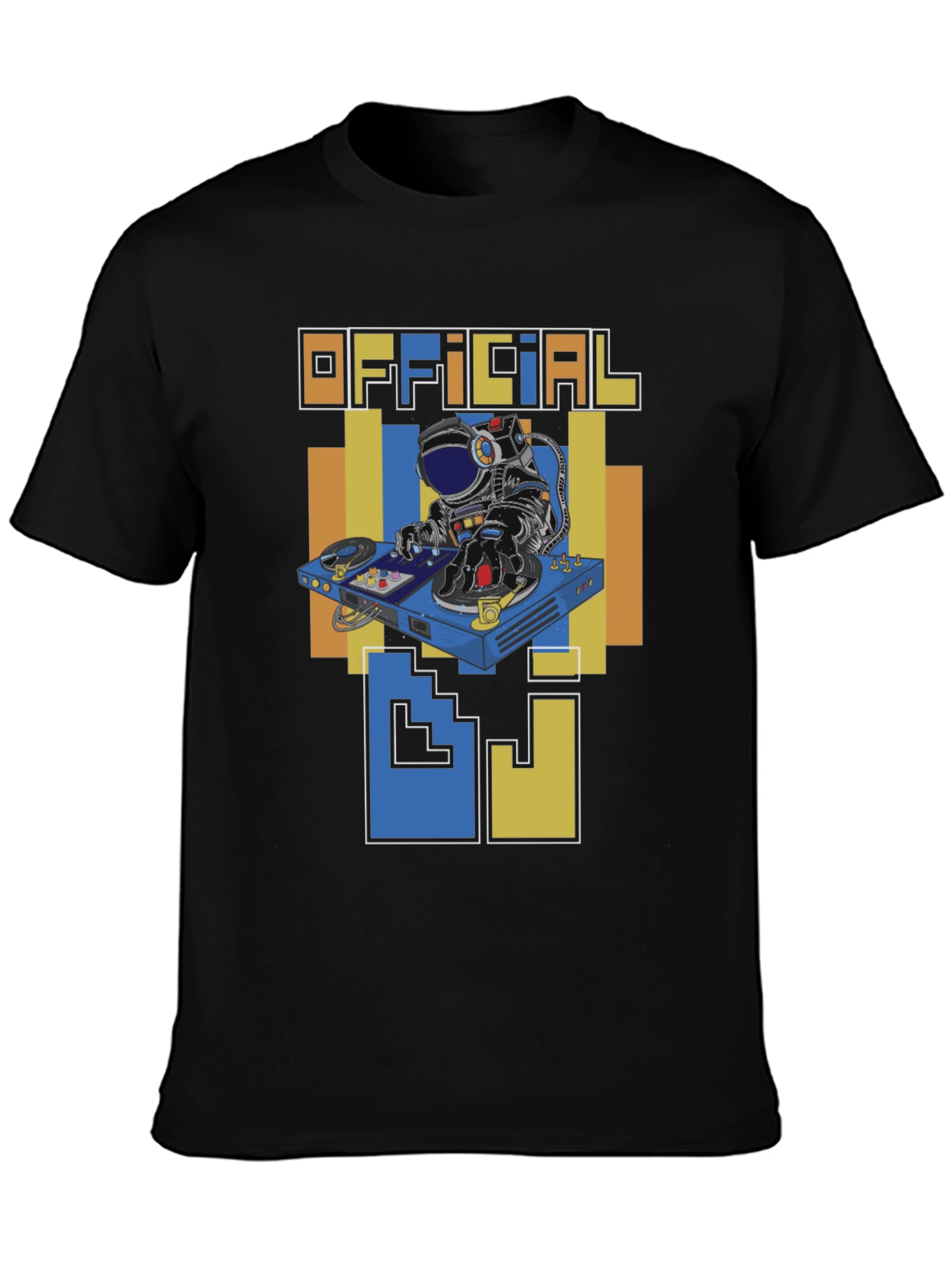 Official DJ Astronaut Graphic T-Shirt - Space Music Fan