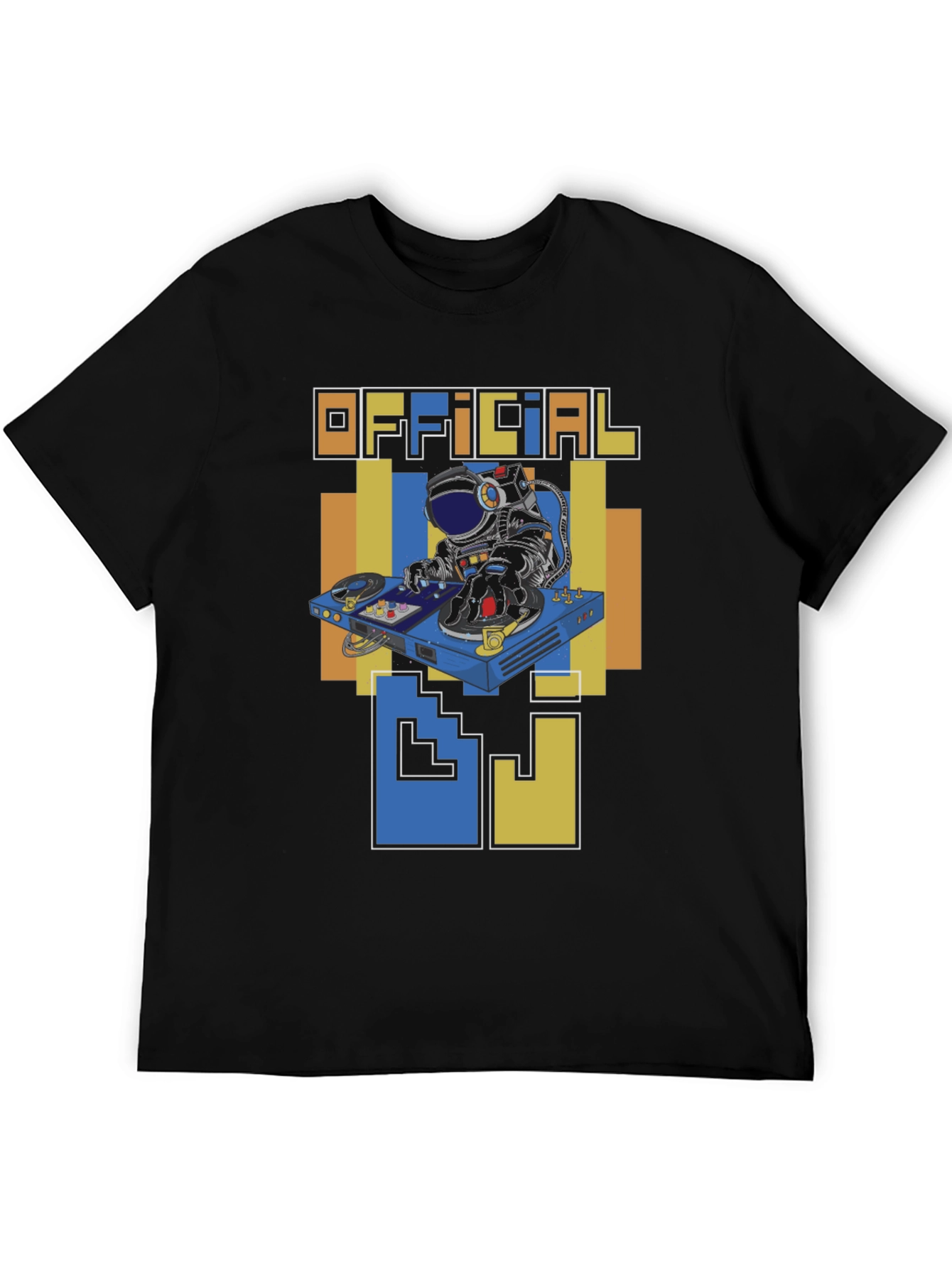 Official DJ Astronaut Graphic T-Shirt - Space Music Fan
