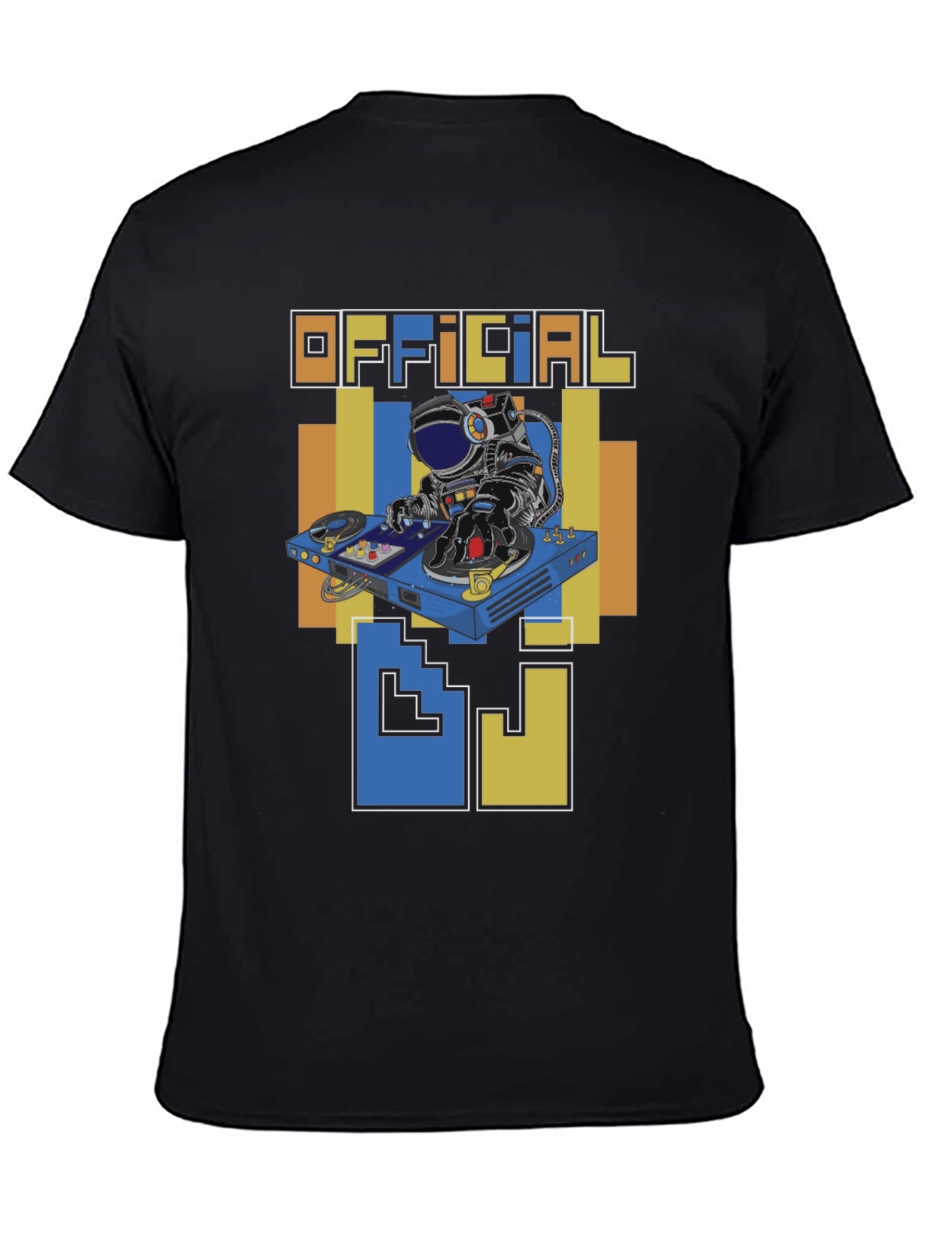 Official DJ Astronaut Graphic T-Shirt - Space Music Fan