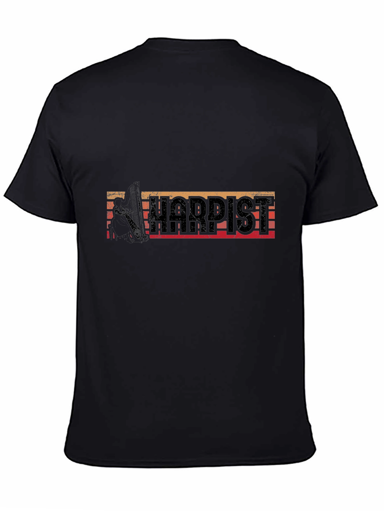 Harpist Retro T-Shirt Music Lover Tee