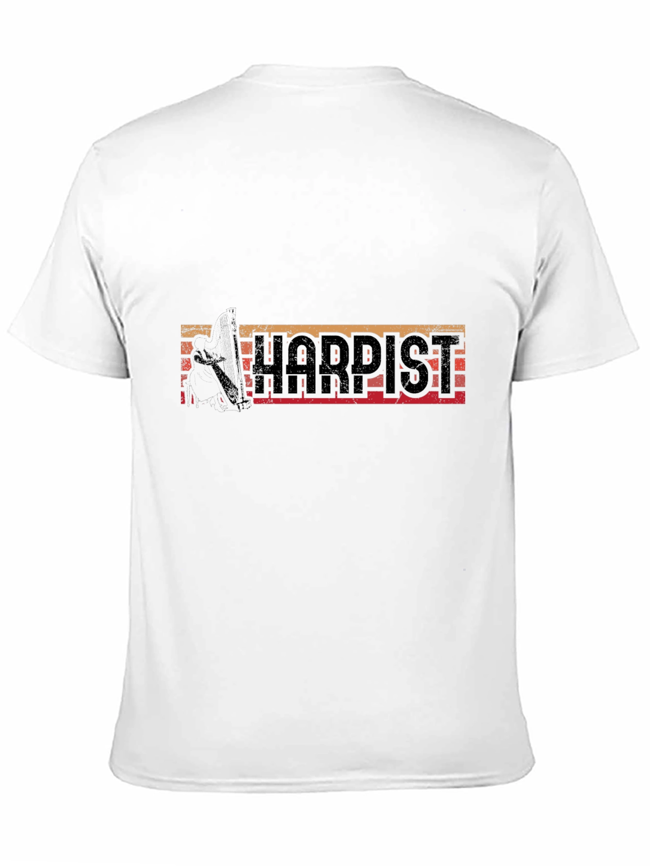 Harpist Retro T-Shirt Music Lover Tee