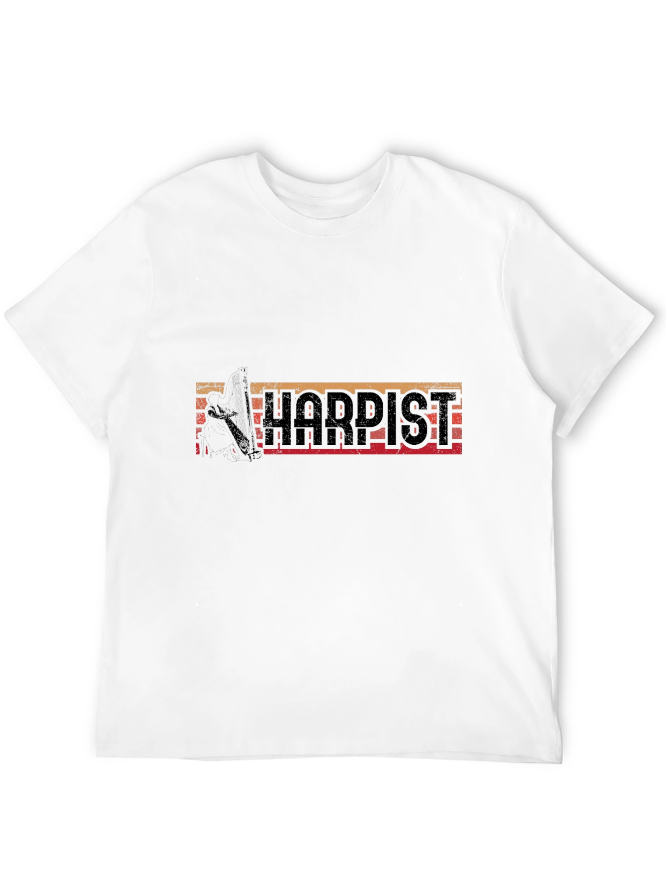 Harpist Retro T-Shirt Music Lover Tee