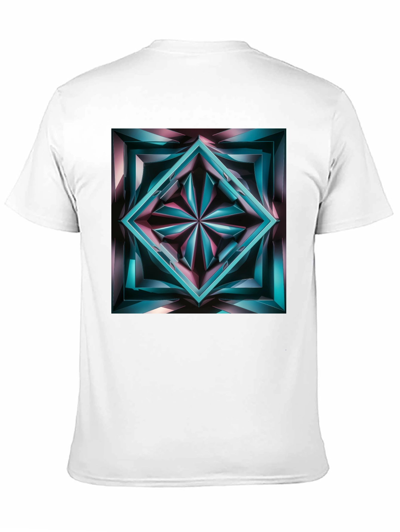 Abstract Jewel Graphic Black T-Shirt