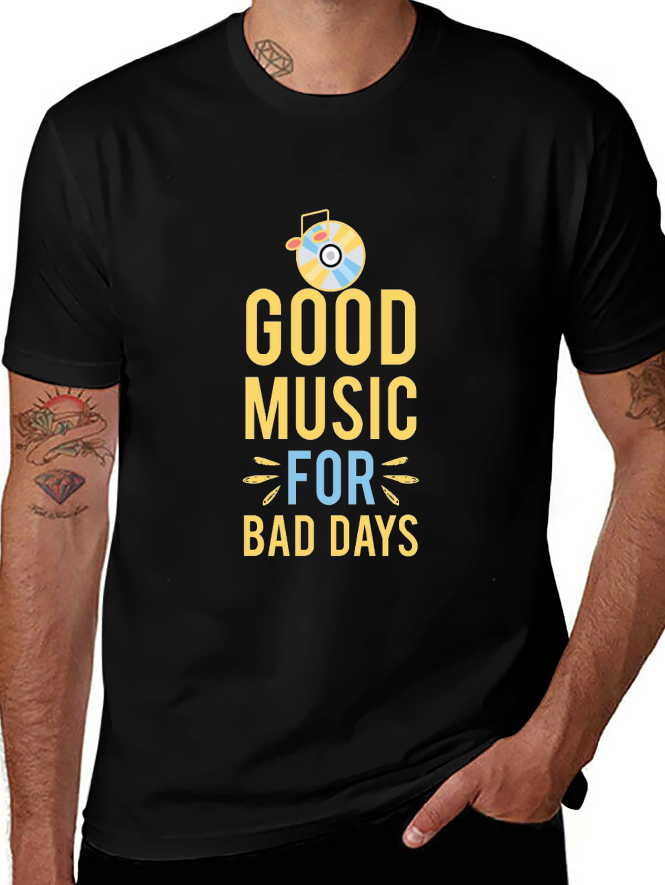 Good Music for Bad Days Graphic Tee