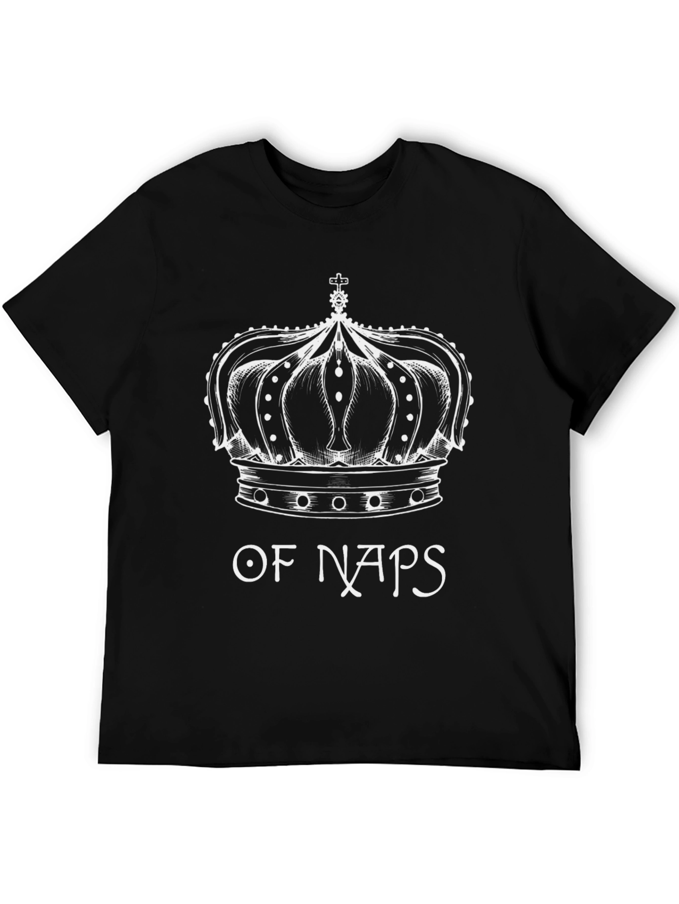 King of Naps Mens Black Graphic Tee