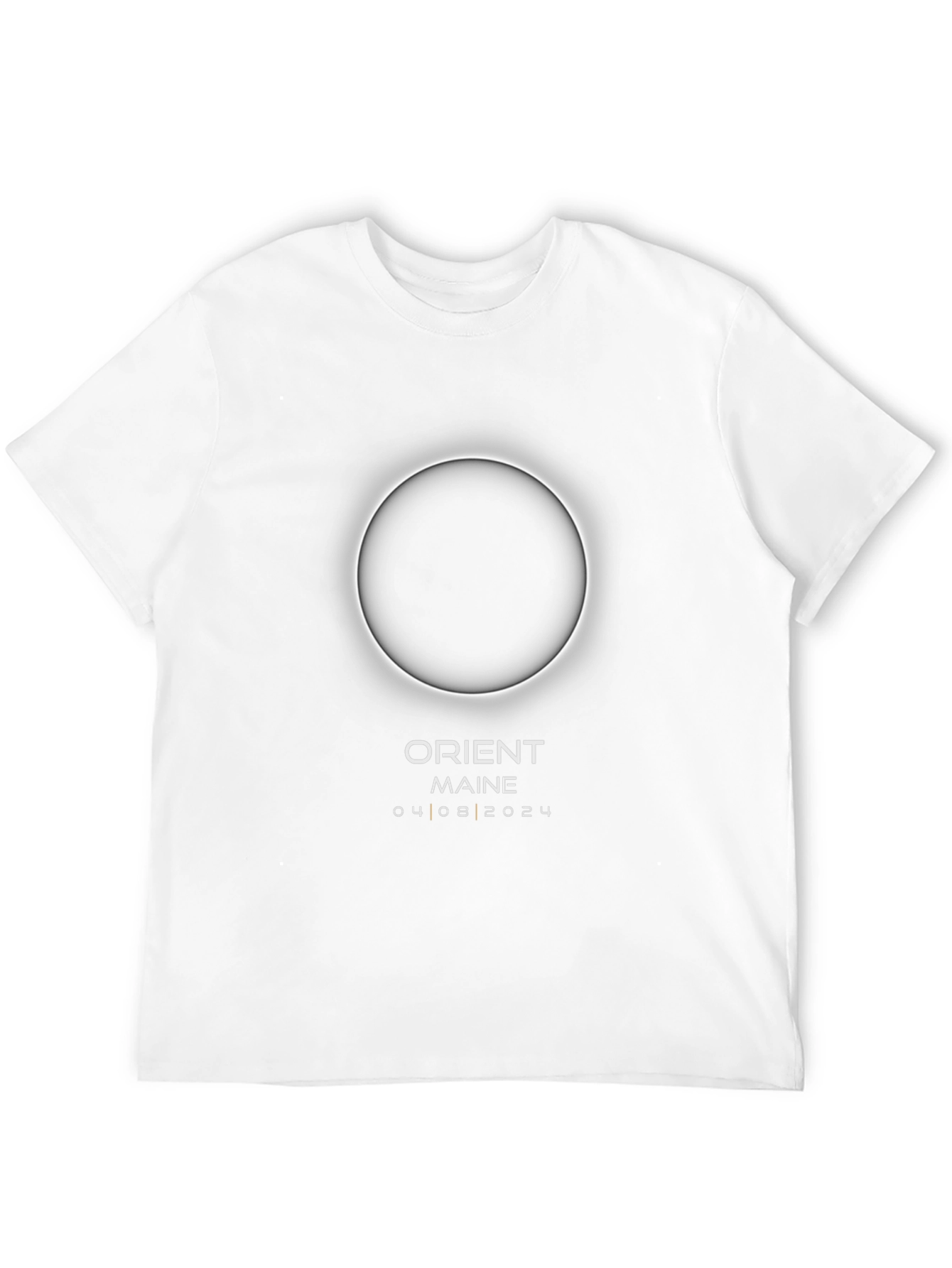 Orient Maine Eclipse 2024 Black T-Shirt