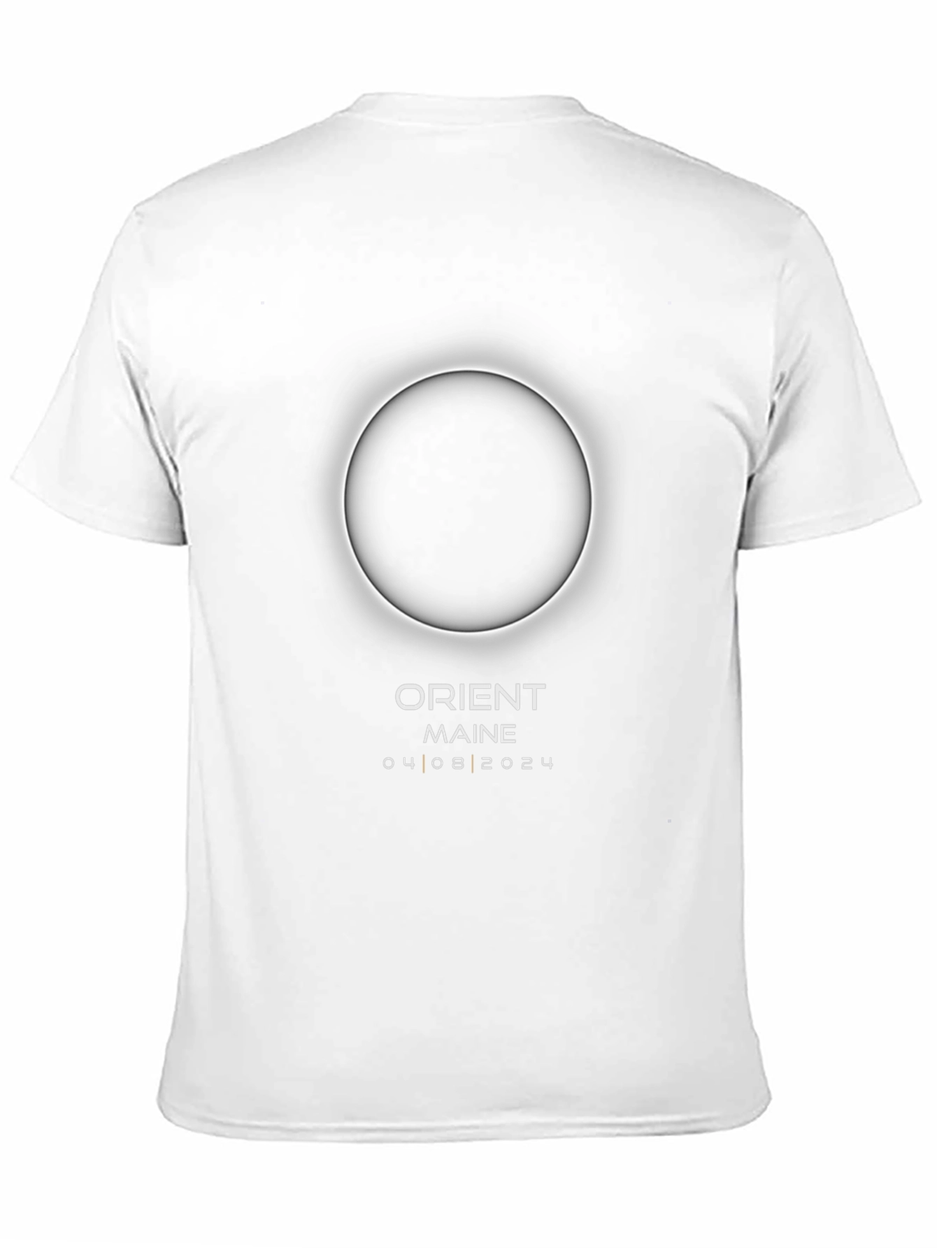 Orient Maine Eclipse 2024 Black T-Shirt